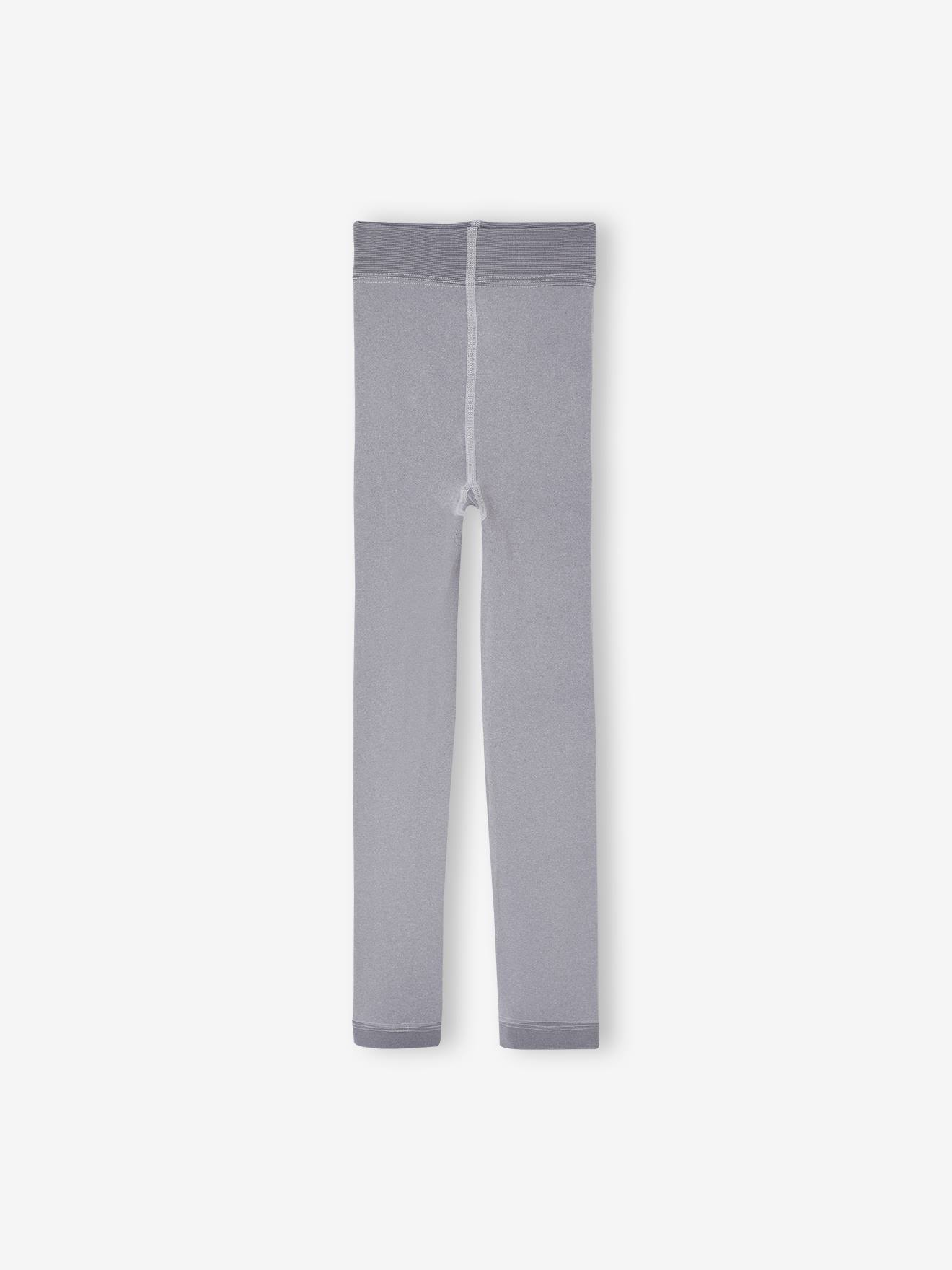 Mädchen Thermo-Leggings perlgrau Gr. 92/104 von vertbaudet