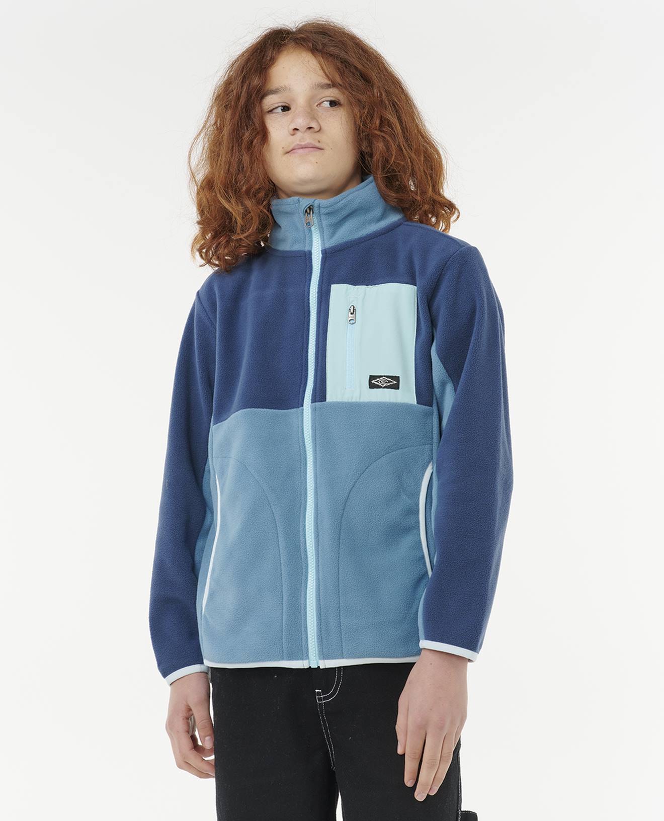 Thumbnail - Fleecejacke mit Reißverschluss RAW ENERGY BLOCK für Kinder RIP CURL