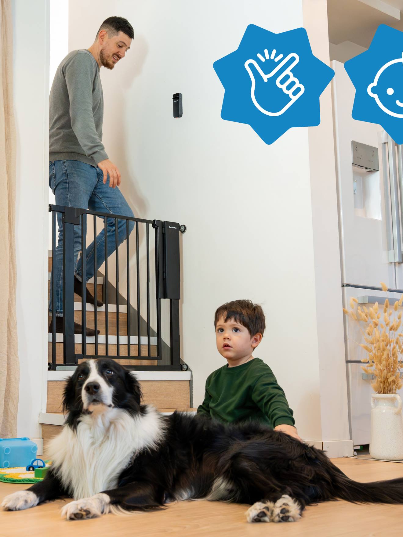 Thumbnail - Treppenschutzgitter Safe & Pass BADABULLE