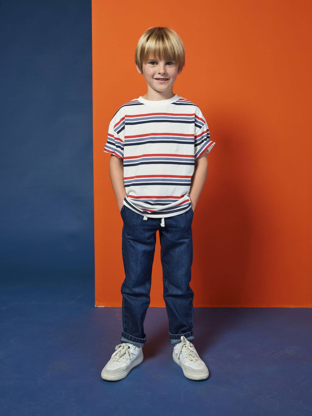 Thumbnail - Weite Jungen Jeans mit Dehnbund