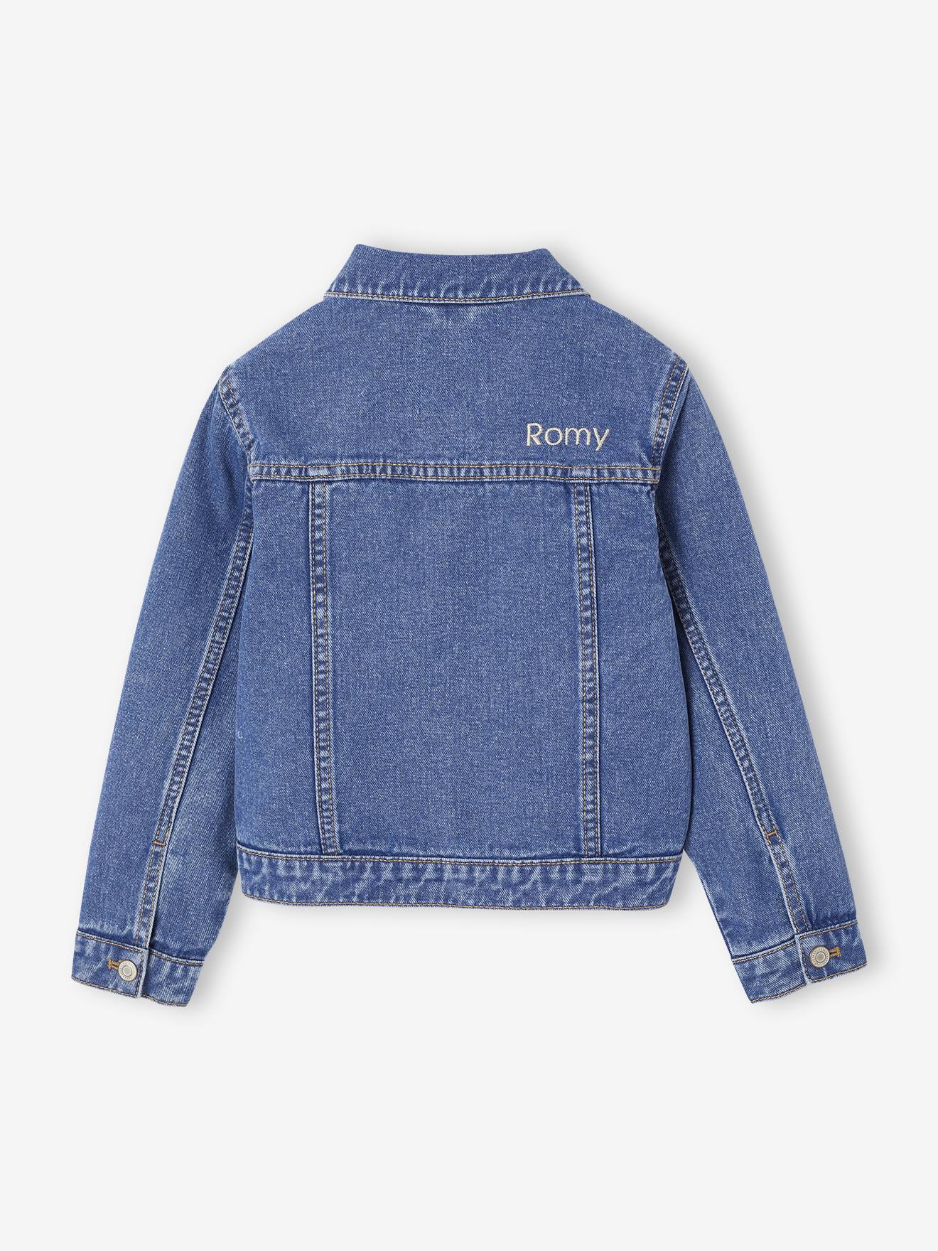 Thumbnail - Mädchen Jeansjacke mit Druckknöpfen mittel