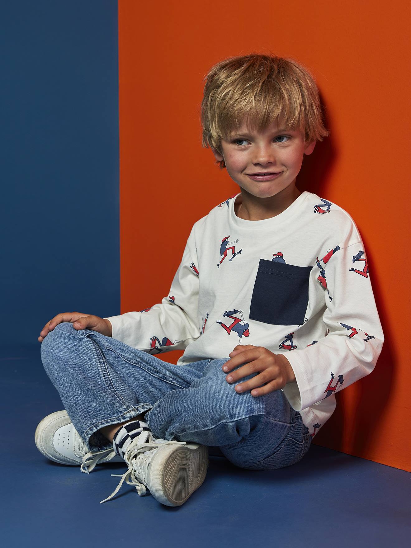 Jungen Shirt Skater