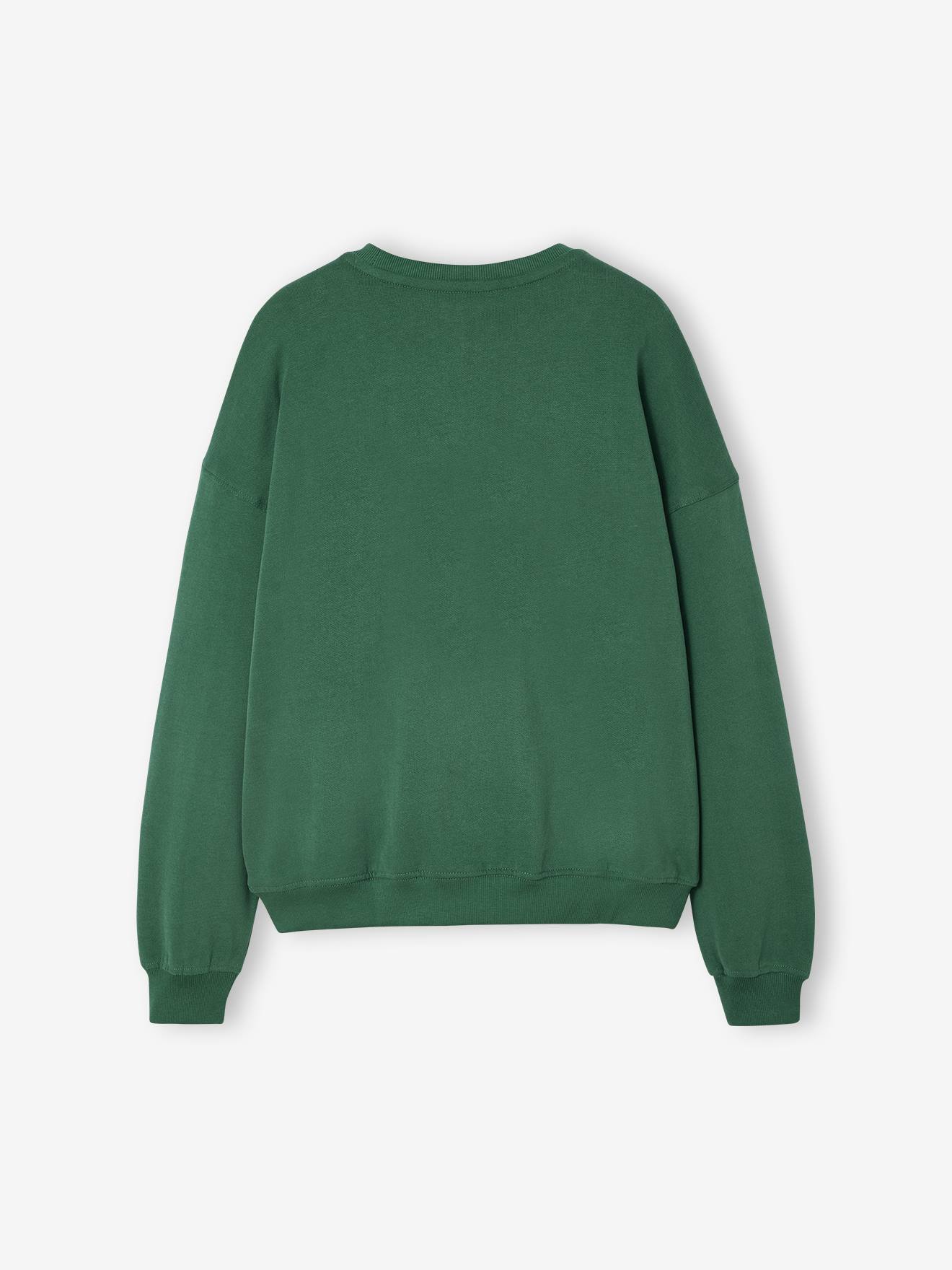 Thumbnail - Oversize-Sweatshirt mit New-York-Motiv und Glitzer-Details