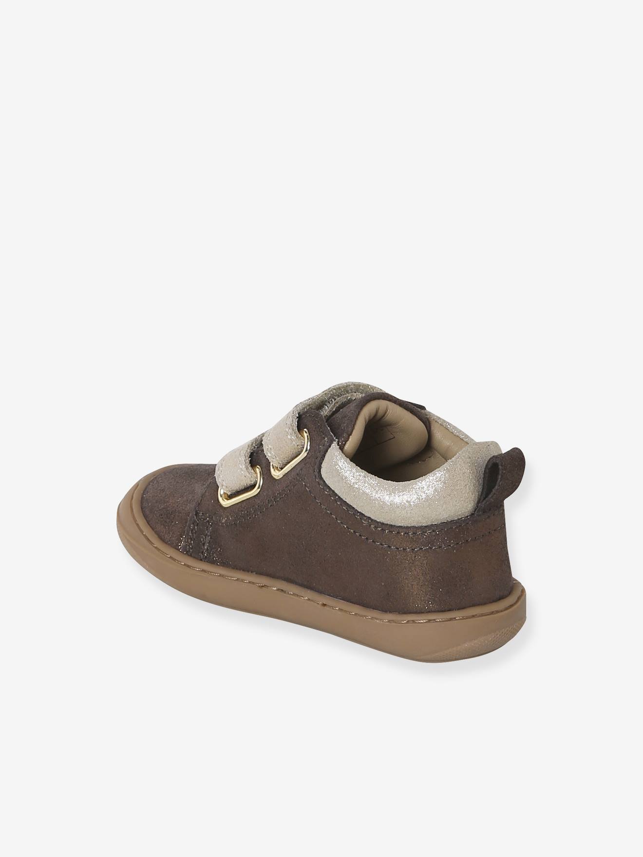 Thumbnail - Baby Lauflernschuhe mit Klett aus weichem Leder