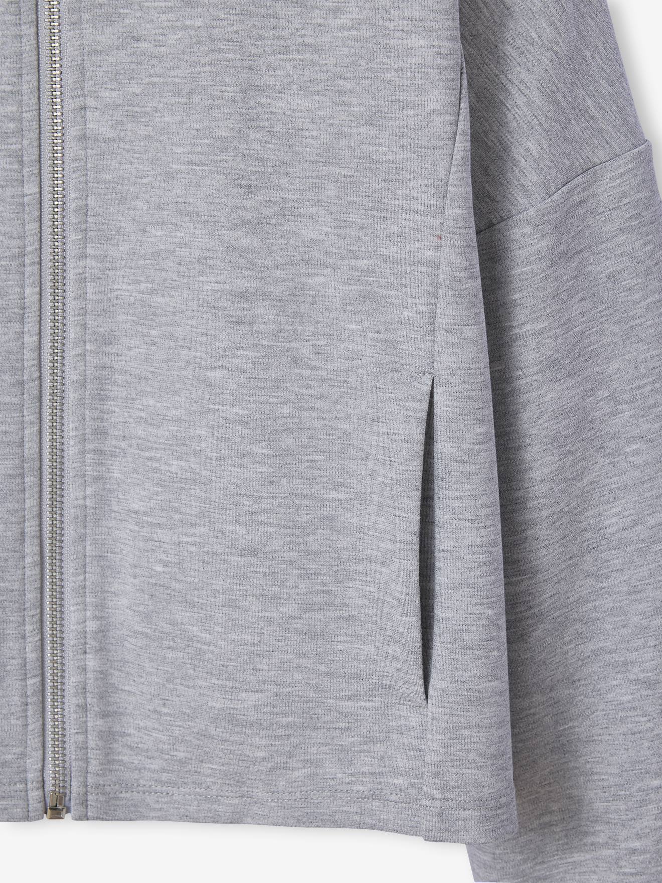 Thumbnail - Kurze Mädchen Sweatjacke mit Kapuze JONEN