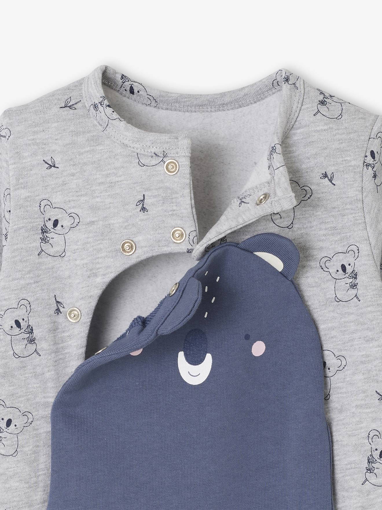 Thumbnail - Bio-Kollektion: Baby Sweat-Strampler mit Koala-Motiv