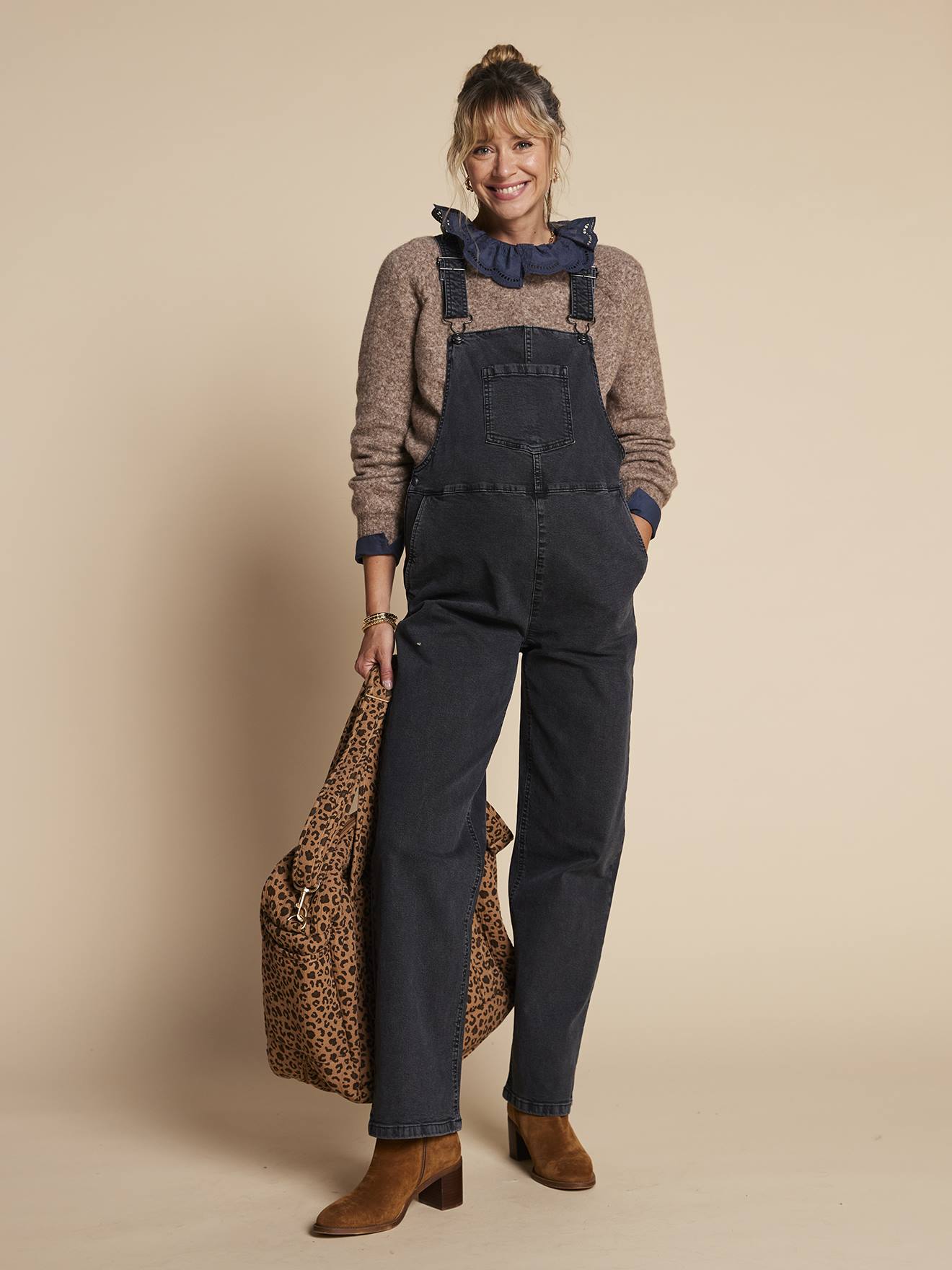 Umstands-Latzhose im Worker-Stil ENVIE DE FRAISE