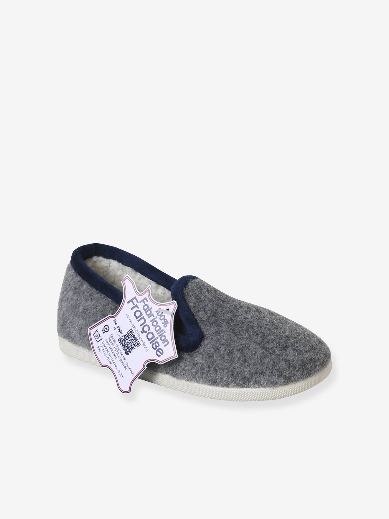 Hausschuhe aus Cord oder Filz Made in France
