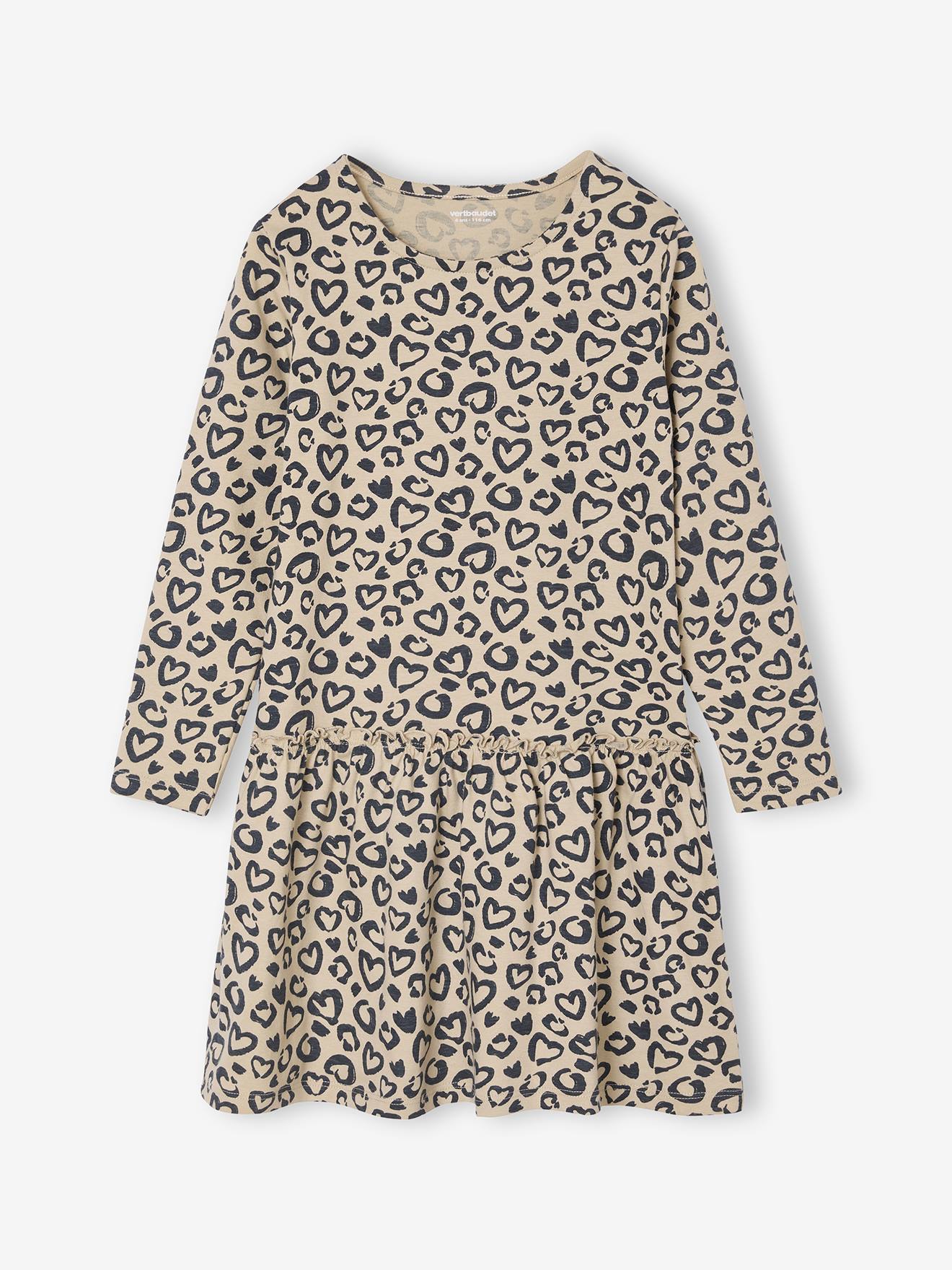Mädchen Kleid BASIC puder
