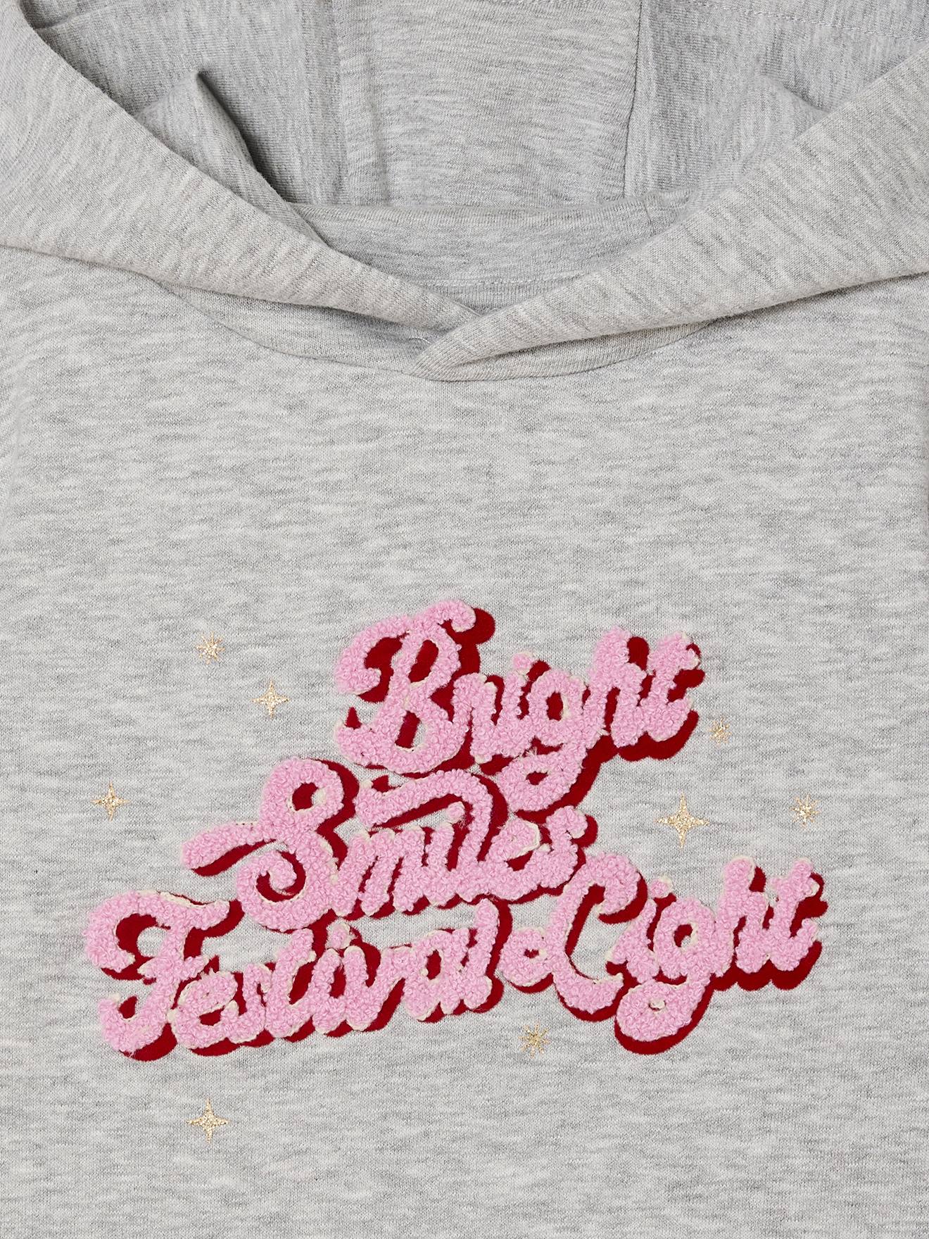 Thumbnail - Mädchen Sweatkleid mit Kapuze