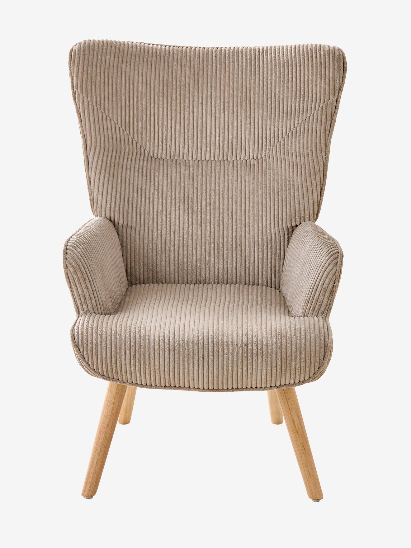 Thumbnail - Stillsessel mit Cordbezug mokka