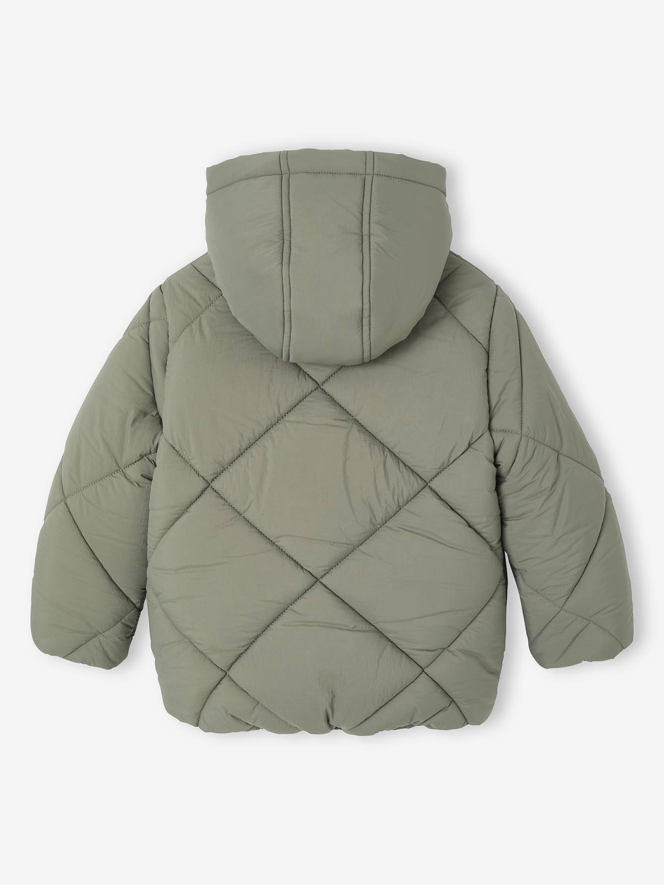Thumbnail - Mädchen Kapuzen-Steppjacke mit Teddyfleece-Futter