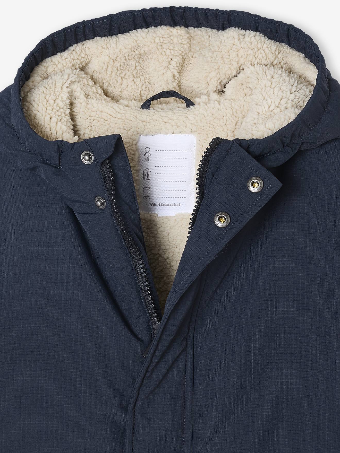 Thumbnail - Jungen Kapuzenparka mit Kuschelfutter und Recycling-Wattierung