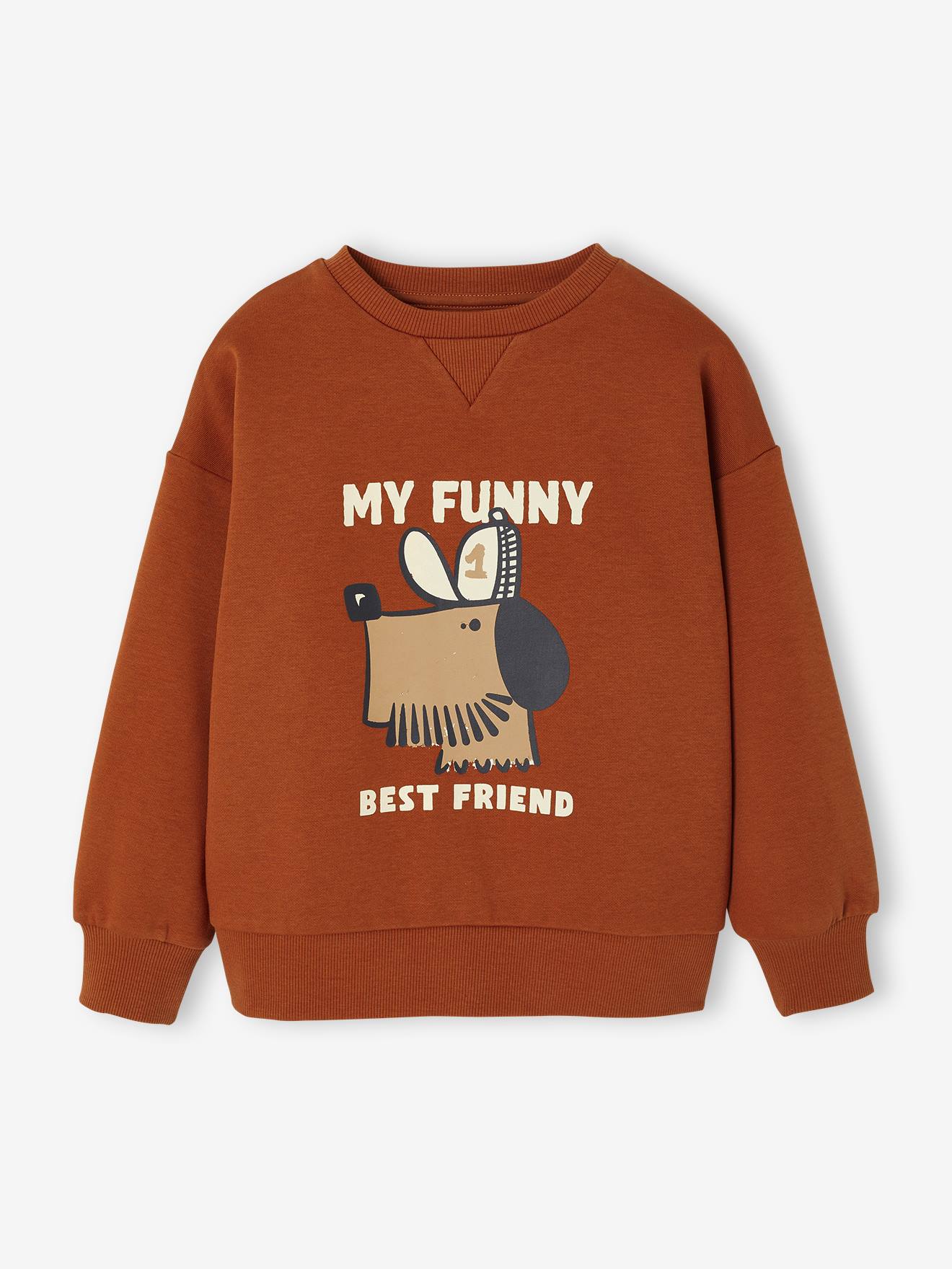 Thumbnail - Sweatshirt mit Hundemotiv für Jungen  farbe