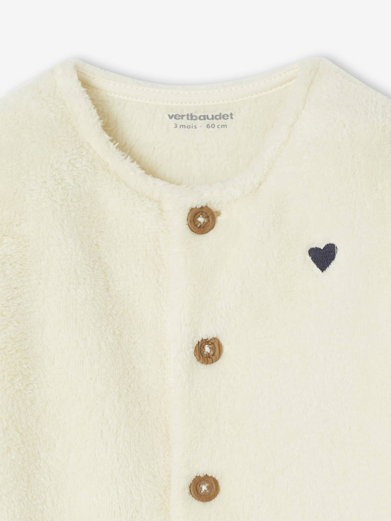 Thumbnail - Baby Schlafanzug mit Tier-Applikation oder Herzstickerei