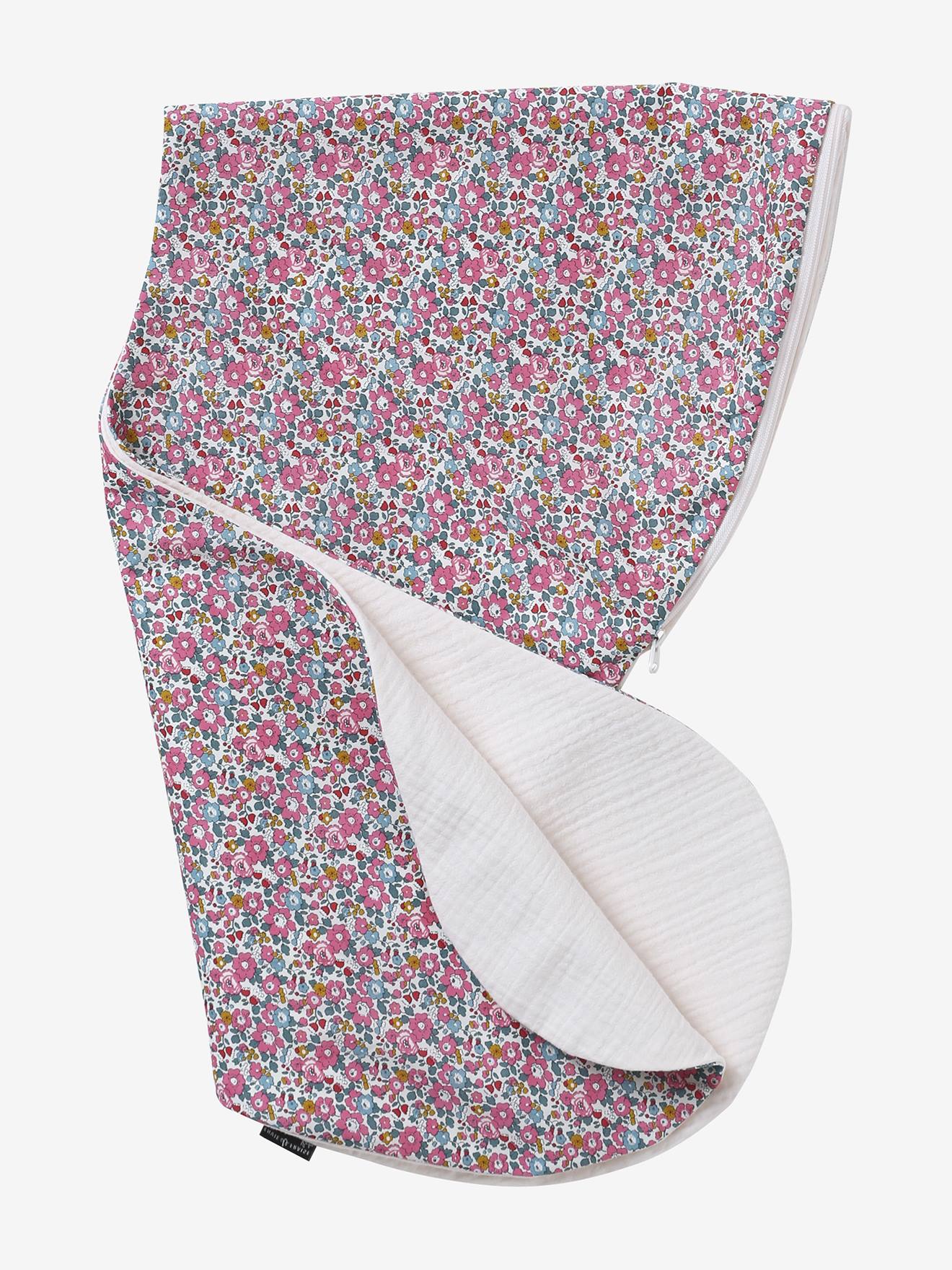 Thumbnail - Stillkissen aus Musselin mit Liberty-Print ENVIE DE FRAISE hell