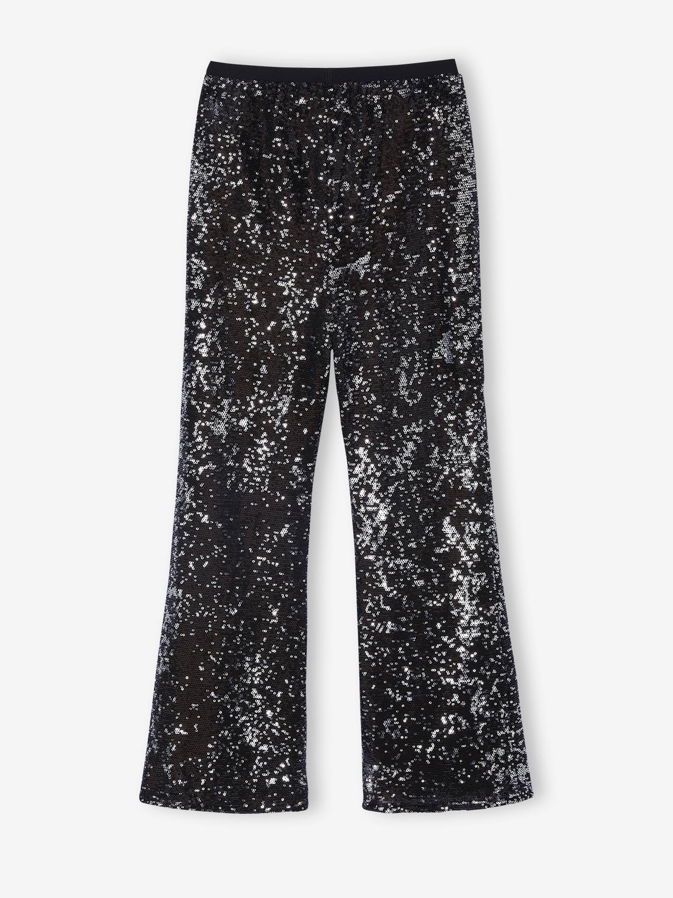 Thumbnail - Weite Hose mit Pailletten JONEN für Mädchen