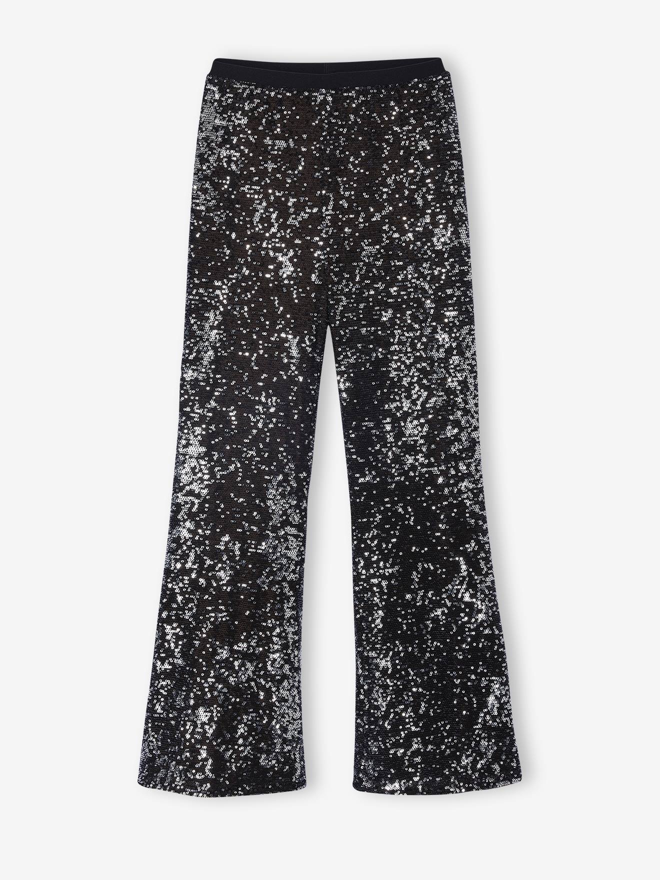 Weite Hose mit Pailletten JONEN für Mädchen