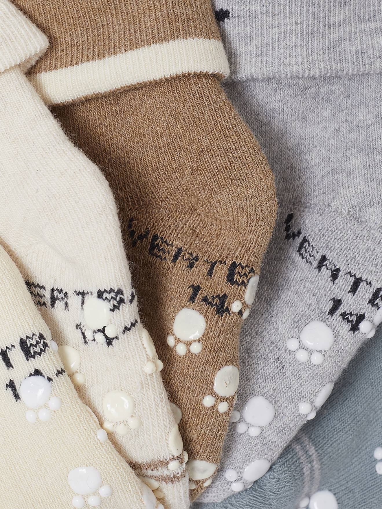 Thumbnail - 5er-Pack rutschfeste Baby Ftee-Socken