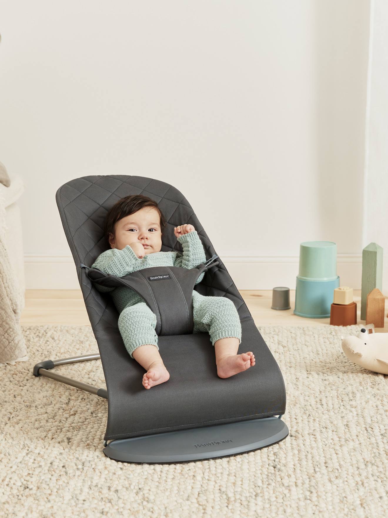 Thumbnail - Babywippe gesteppter Bezug BLISS BABYBJÖRN