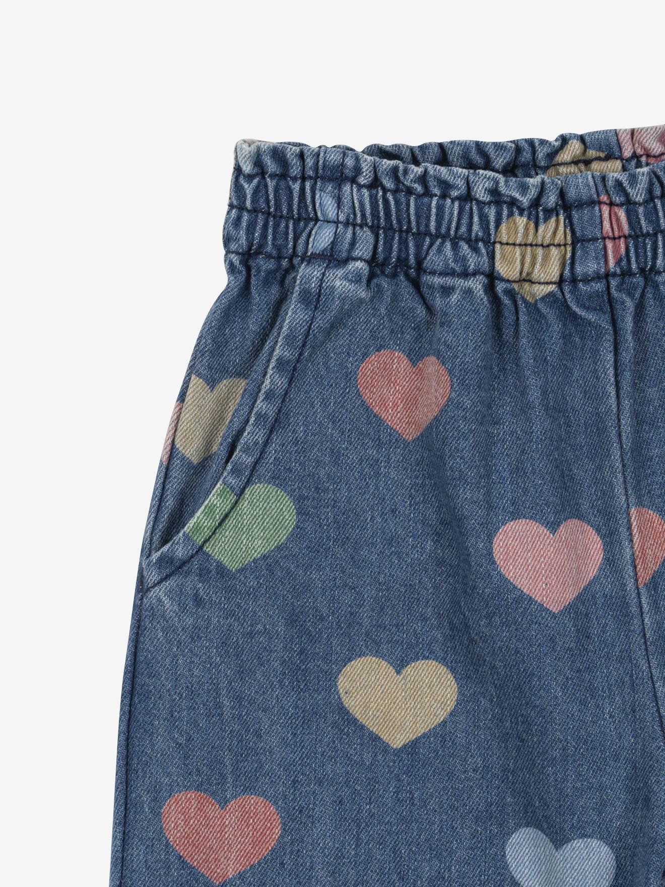 Thumbnail - Mädchen Jeans mit Herzmotiv