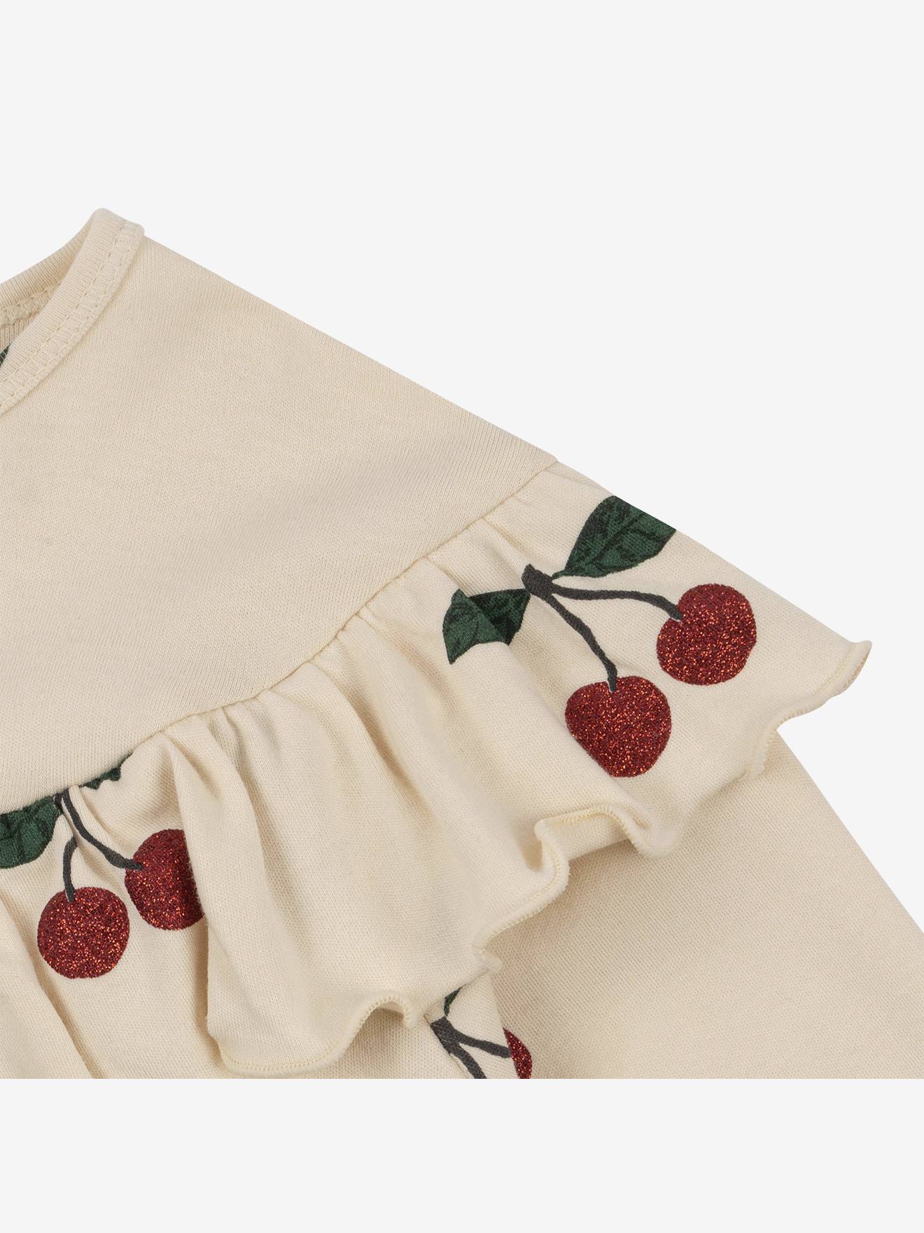 Thumbnail - Bluse mit Rüschen und Glitzerdetails Mädchen Konges Sløjd