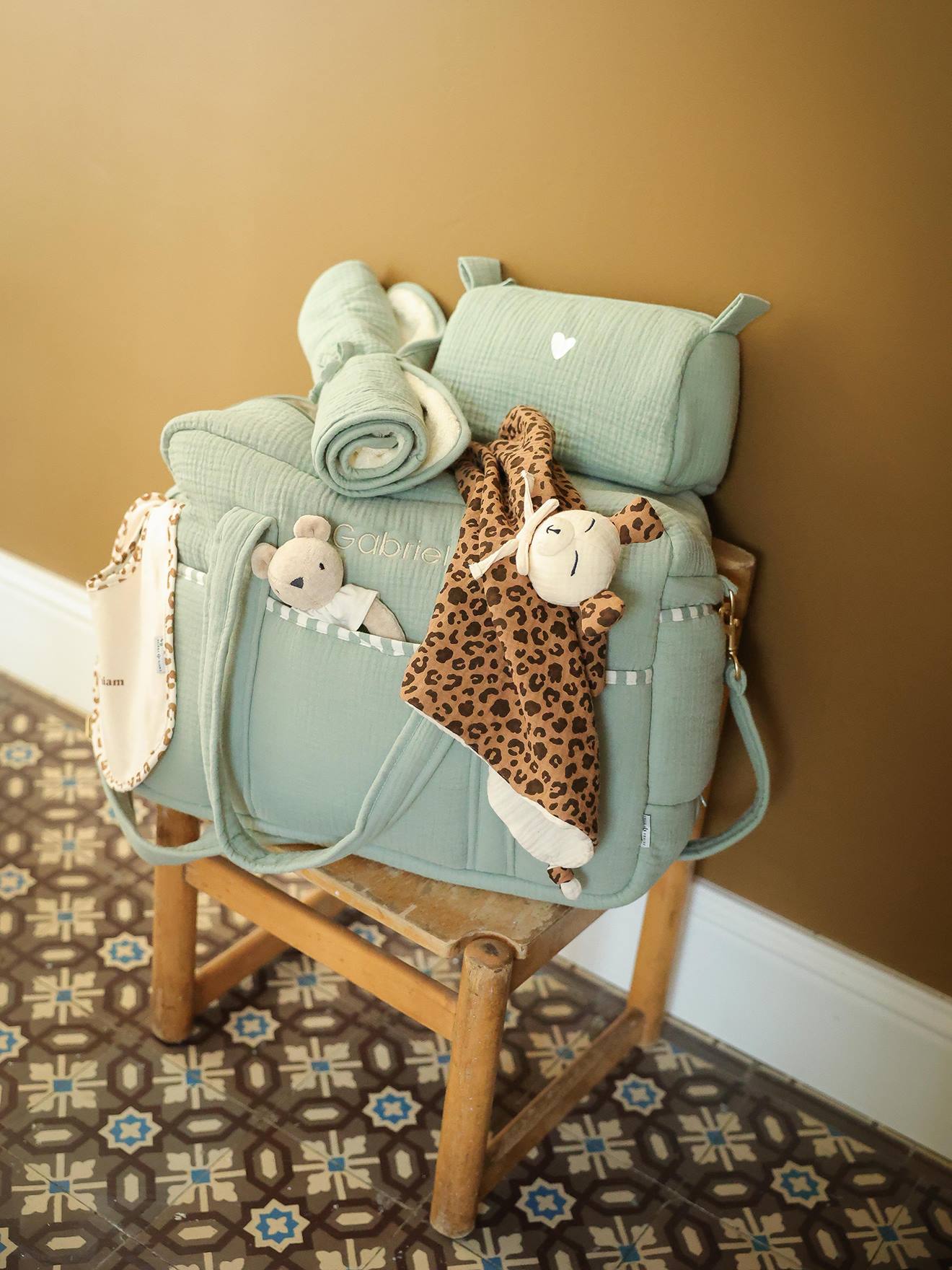 Thumbnail - Wickeltasche erweiterbar bis Weekender ENVIE DE FRAISE