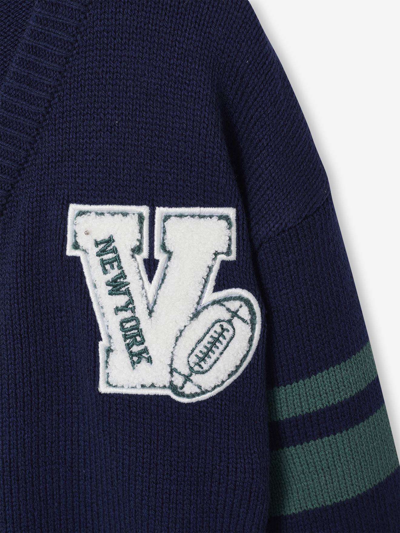 Thumbnail - Jungen Cardigan mit V-Ausschnitt