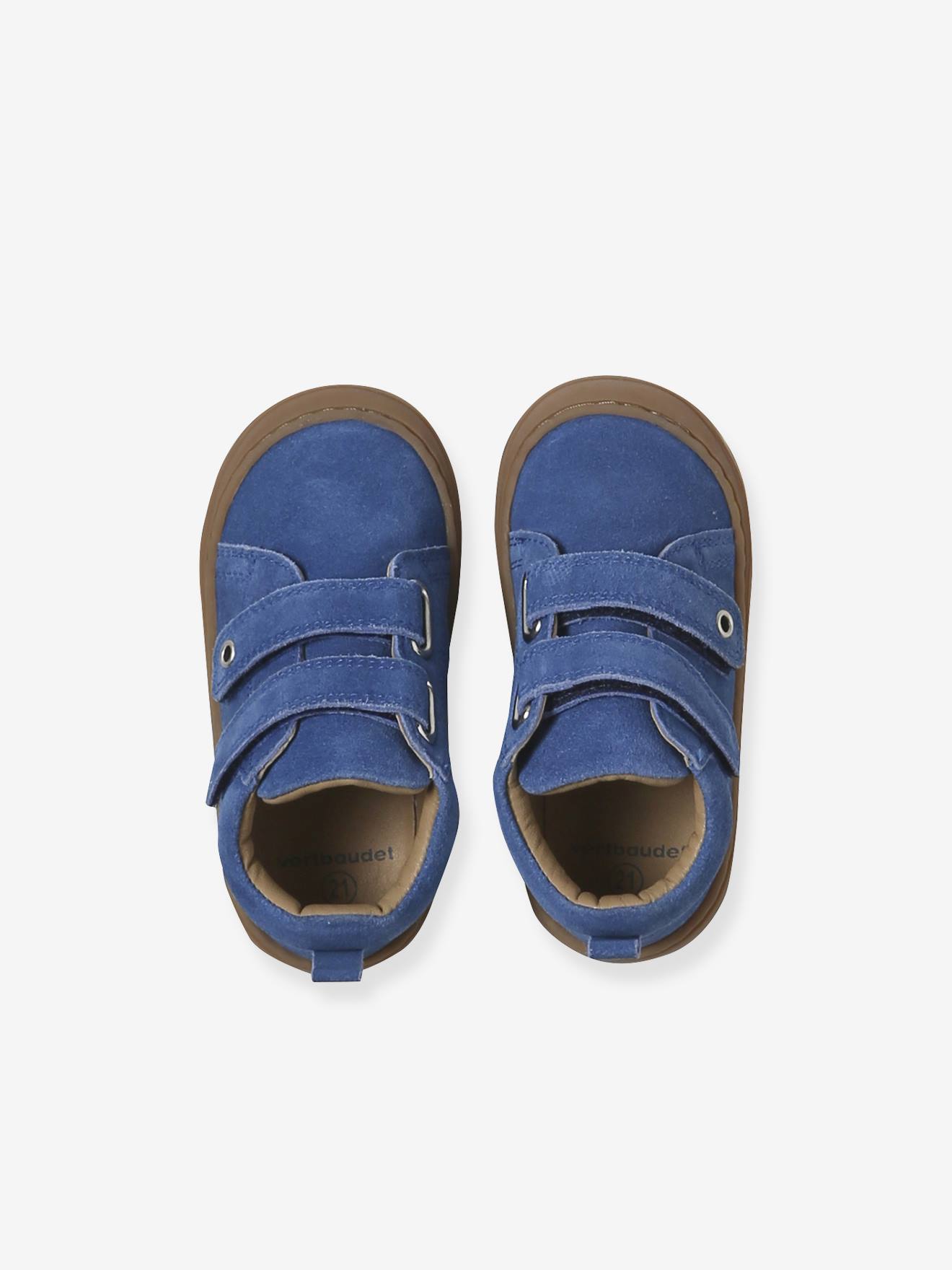Thumbnail - Baby Lauflernschuhe mit Klett aus weichem Leder elektrisch