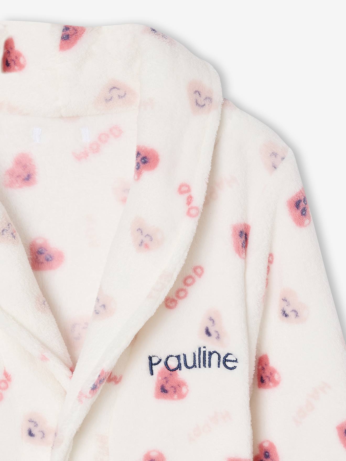 Thumbnail - Mädchen Morgenmantel HAPPY personalisierbar