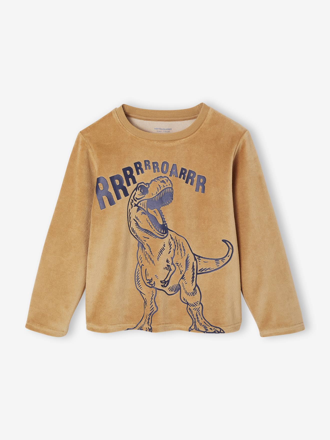 Thumbnail - 2er-Pack Samt-Schlafanzüge Dinosaurier Jungen