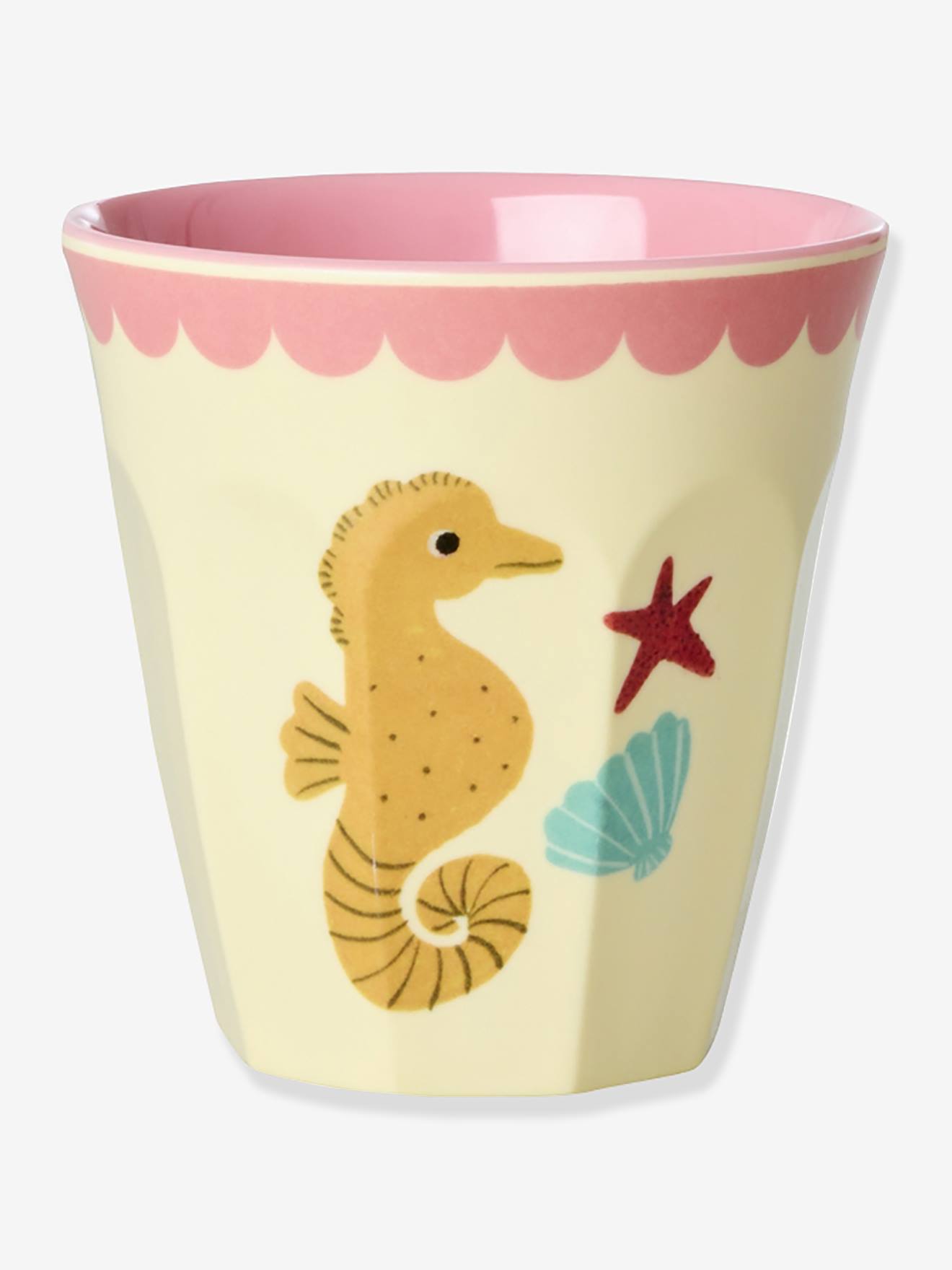 Thumbnail - 6er-Set kleine Melamin-Becher CORAL OCEAN rice