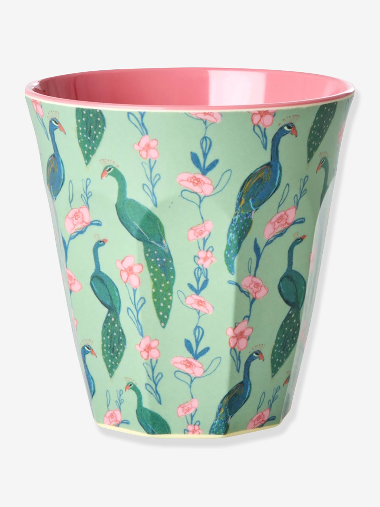 Thumbnail - 6er-Set mittelgroße Melamin-Becher ALL YOU NEED IS LOVE AND... PRINTS rice