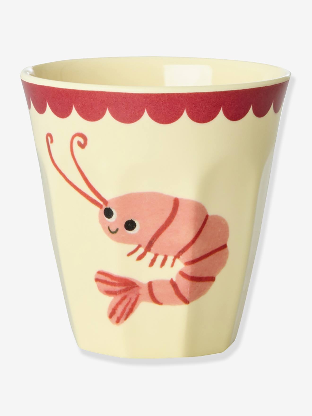 Thumbnail - 6er-Set kleine Melamin-Becher CORAL OCEAN rice