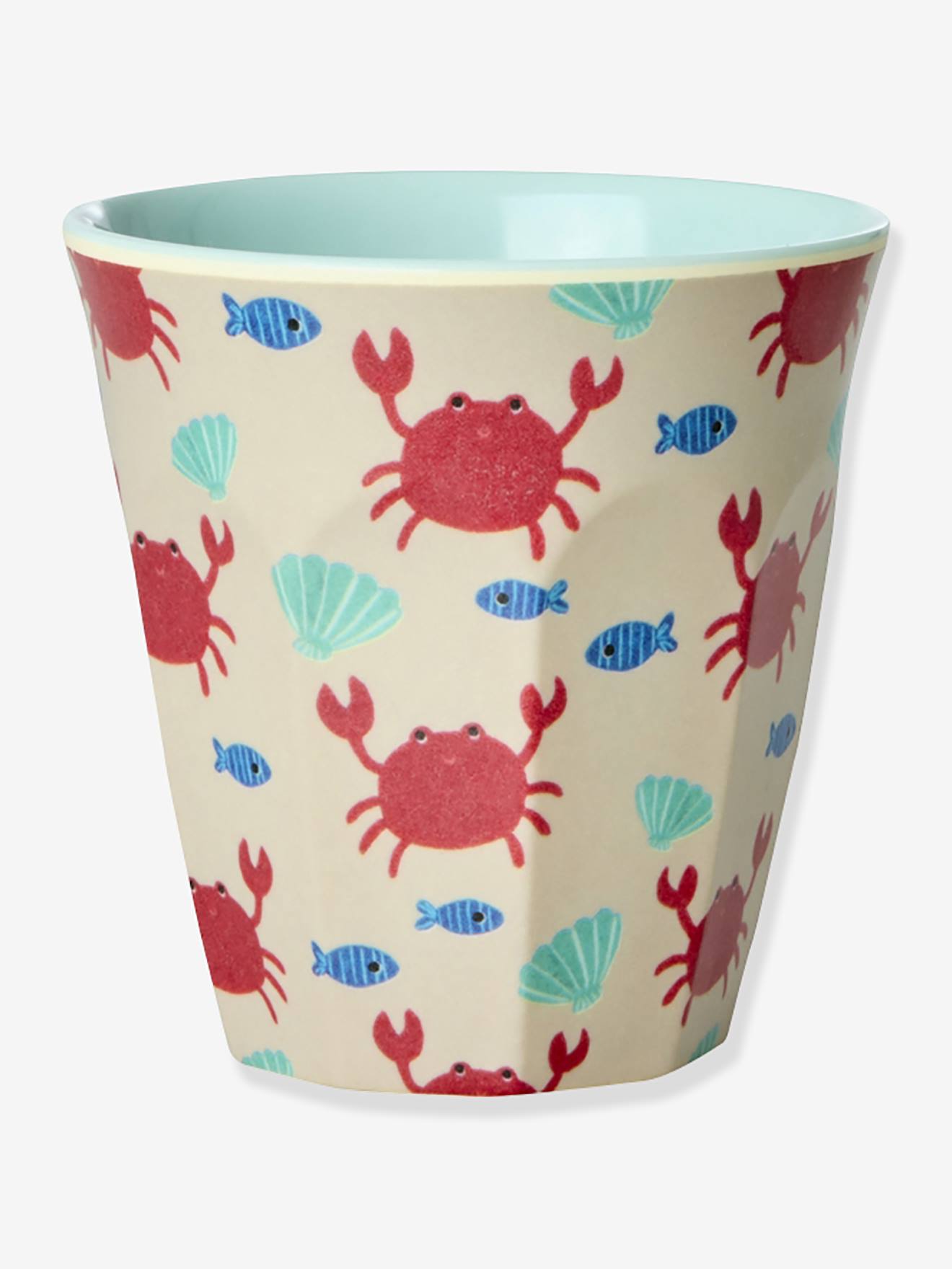 Thumbnail - 6er-Set kleine Melamin-Becher BLUE OCEAN rice