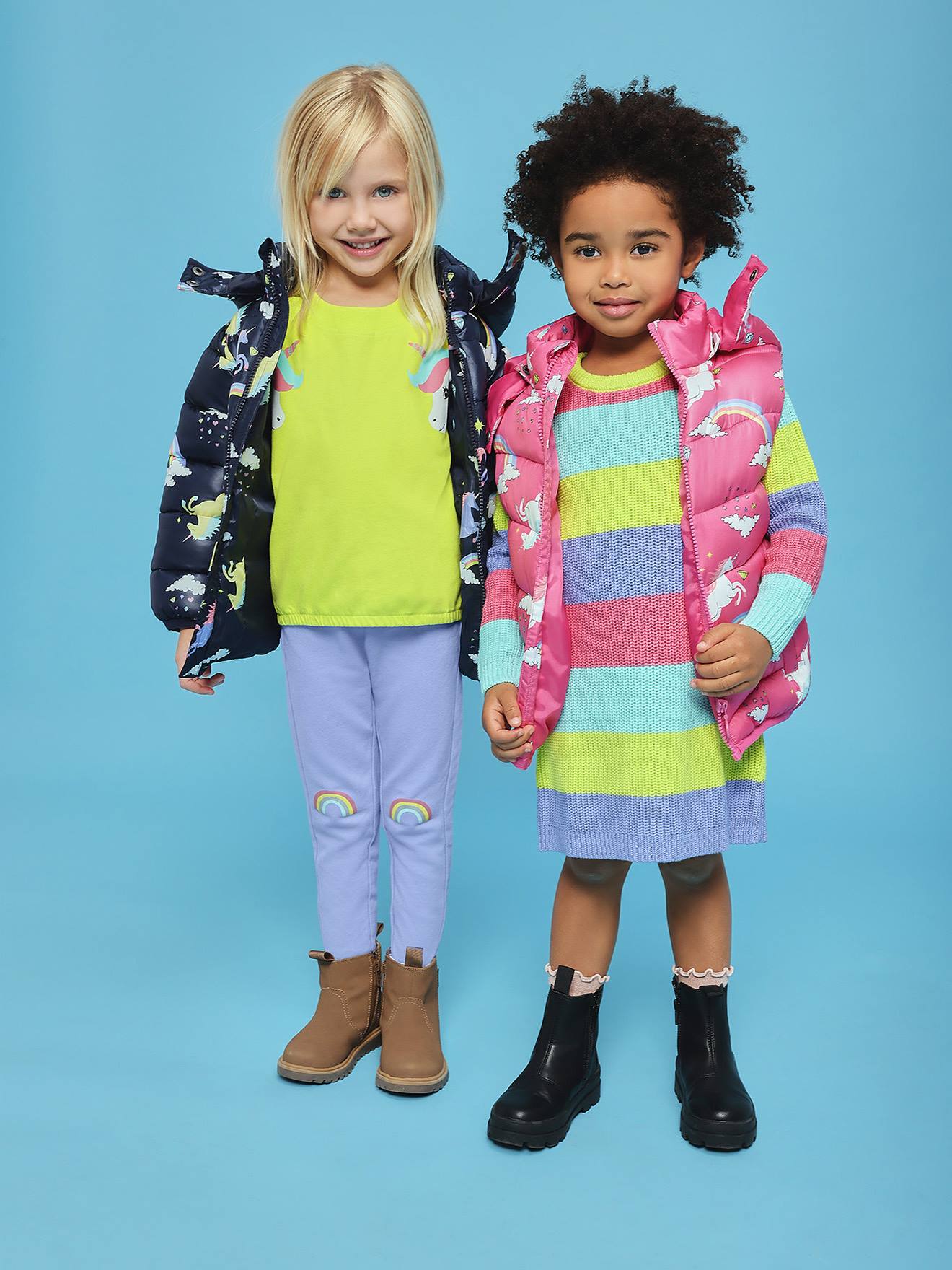 Thumbnail - Mädchen Leggings mit Regenbogen BLUE SEVEN