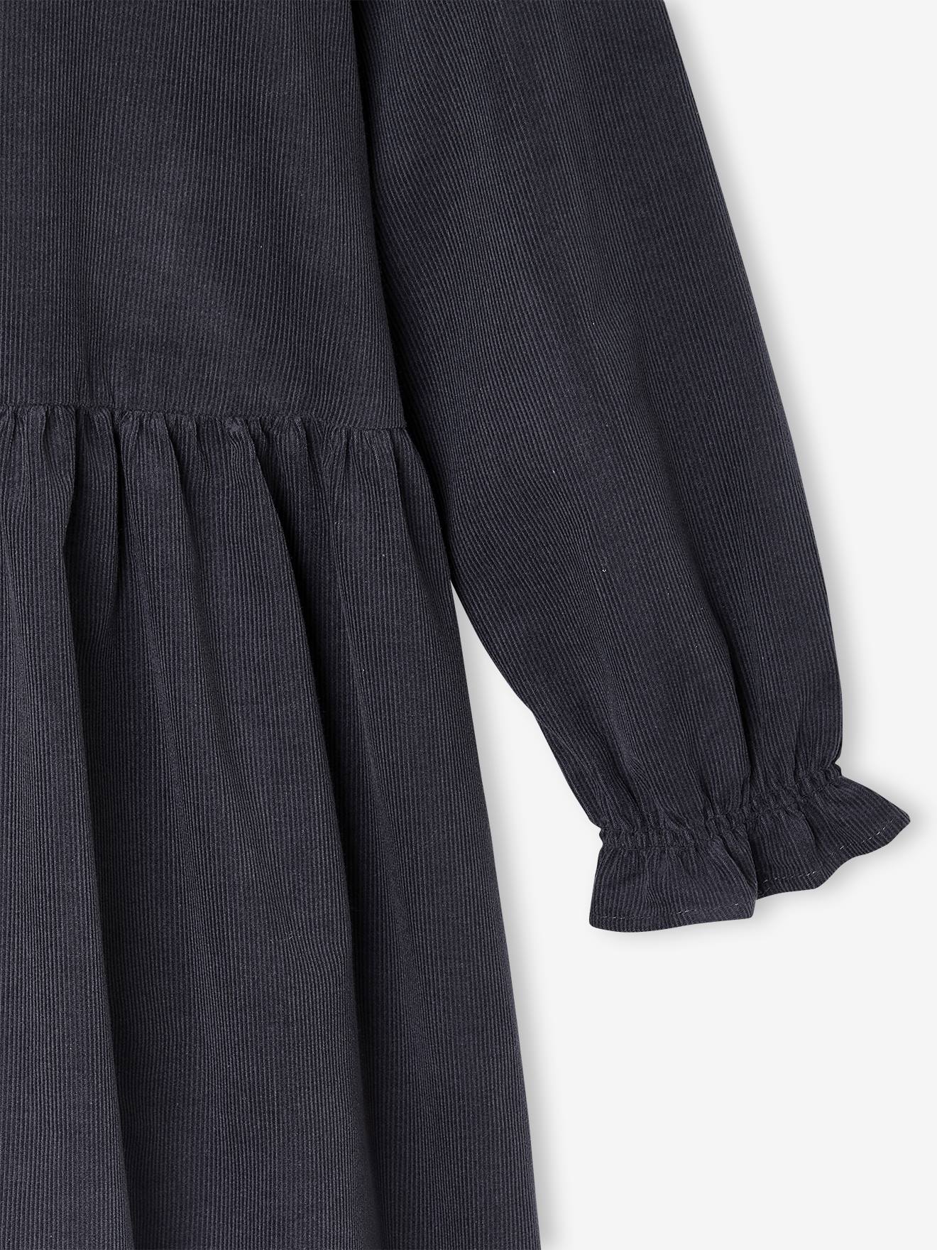 Thumbnail - Mädchen Cordkleid mit Knöpfen