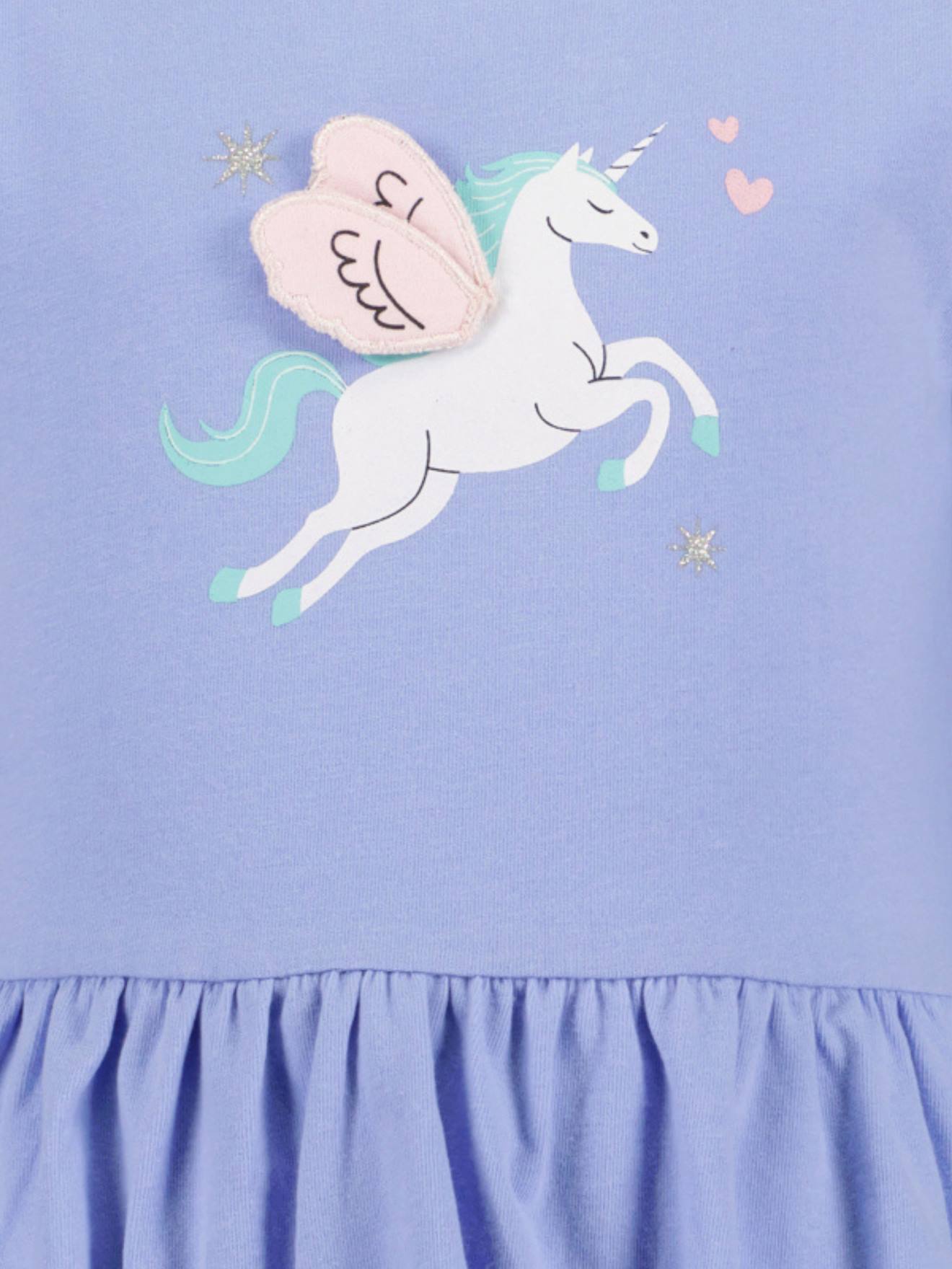 Thumbnail - Mädchen Jerseykleid mit Volantrock BLUE SEVEN