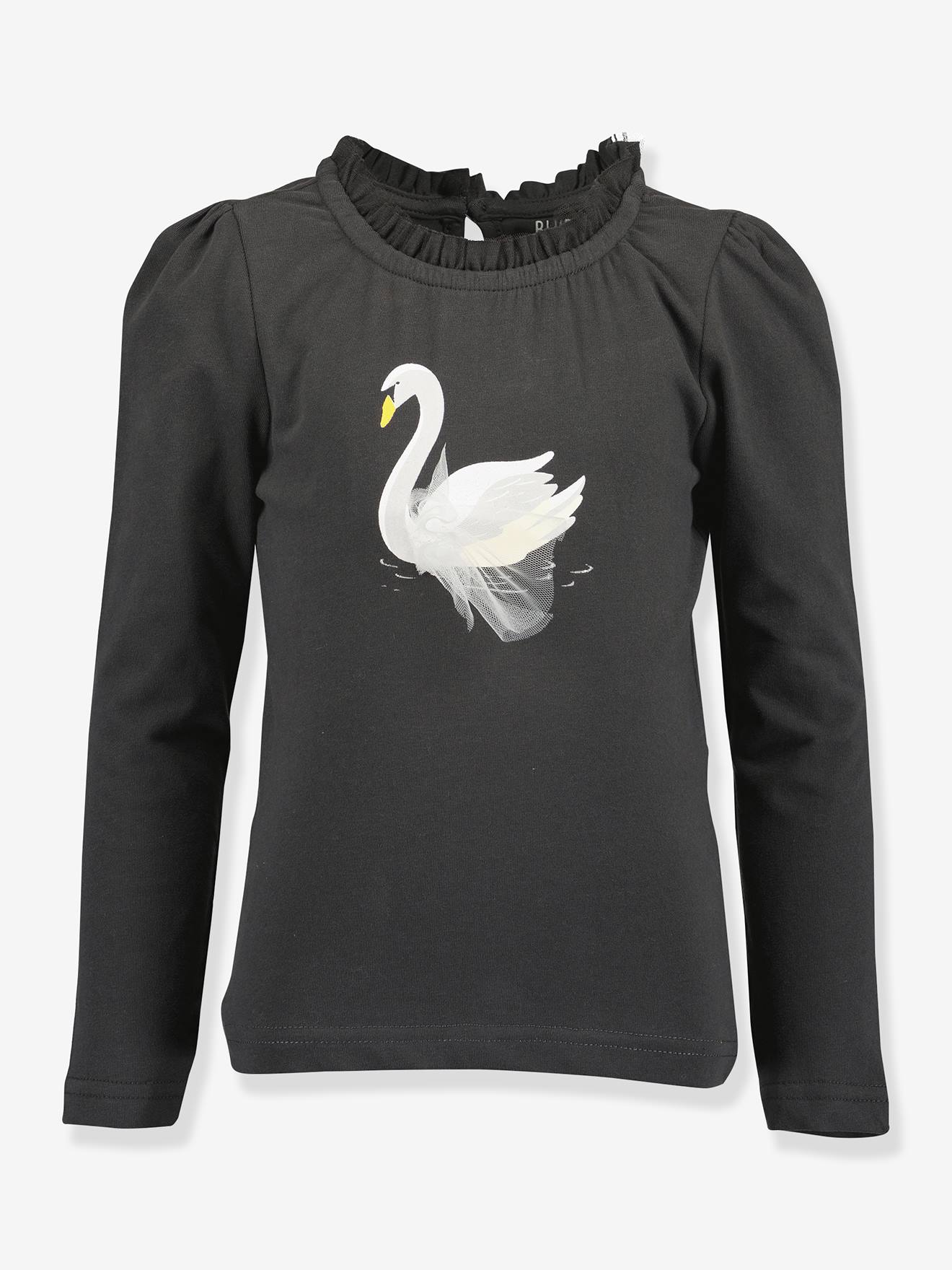 M&auml;dchen Shirt mit T&uuml;ll-Details BLUE SEVEN