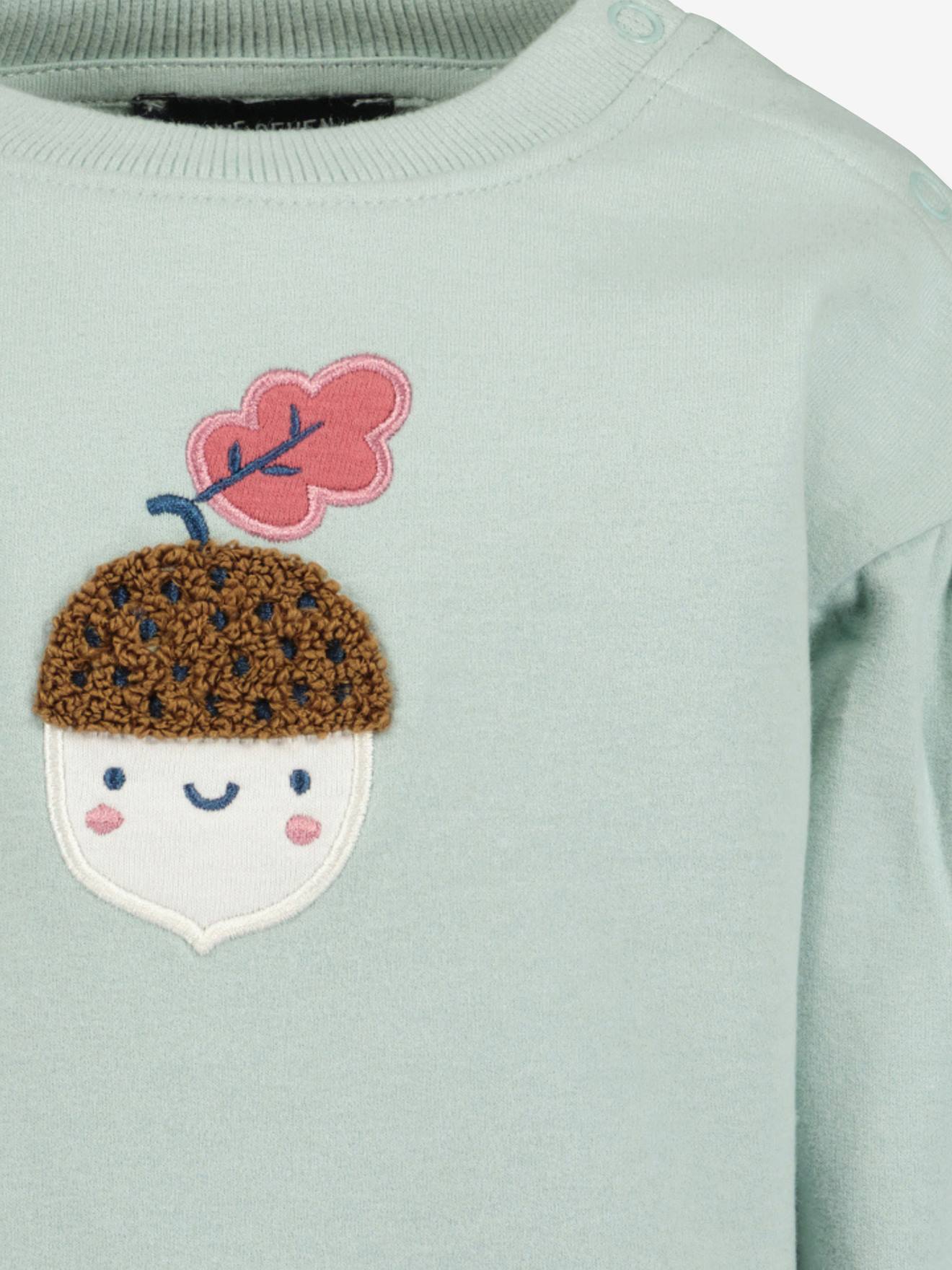 Thumbnail - Mädchen Baby Sweatshirt mit Applikation BLUE SEVEN englisch