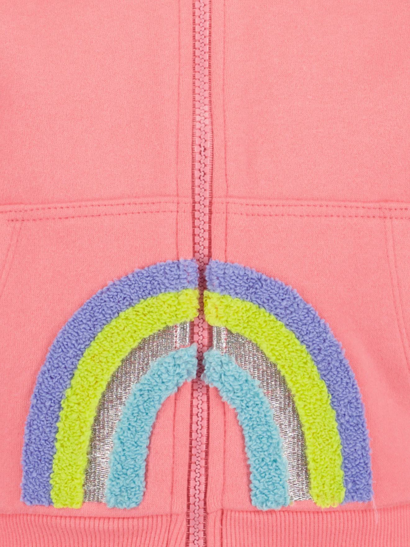 Thumbnail - Mädchen Kapuzenjacke mit Regenbogen BLUE SEVEN