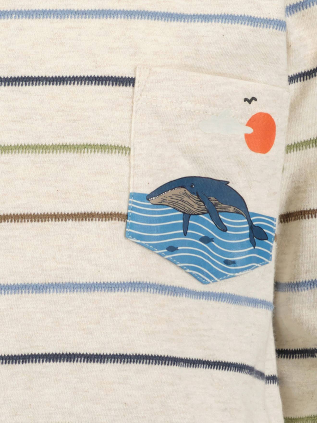 Thumbnail - Jungen Shirt mit er Tasche BLUE SEVEN