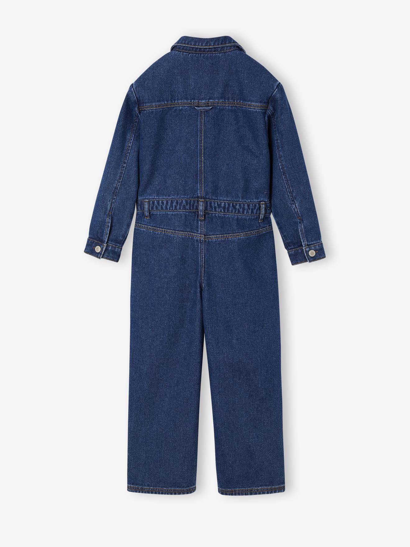 Thumbnail - Mädchen Denim-Jumpsuit