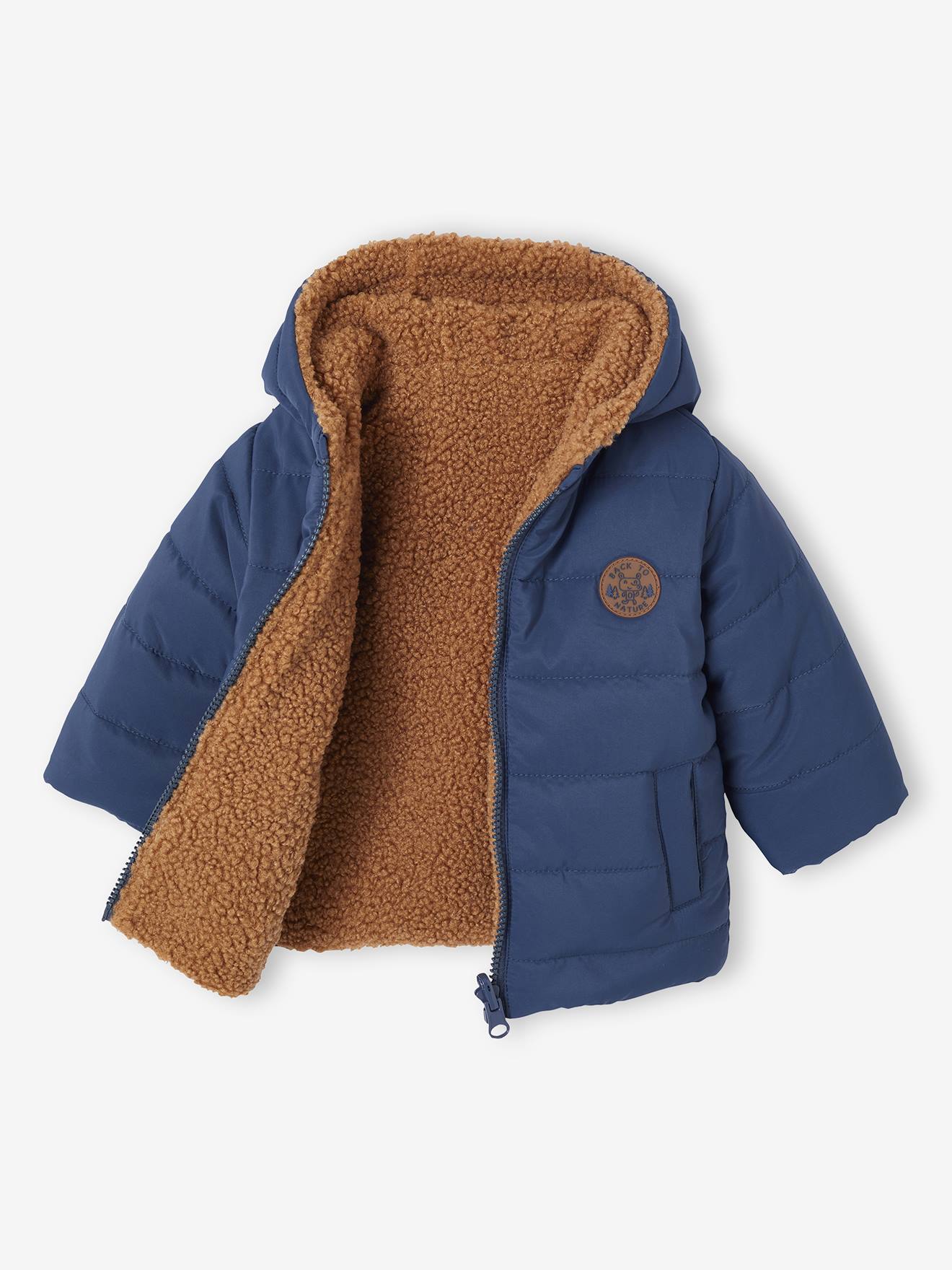 Thumbnail - Baby Wende-Steppjacke mit Kapuze