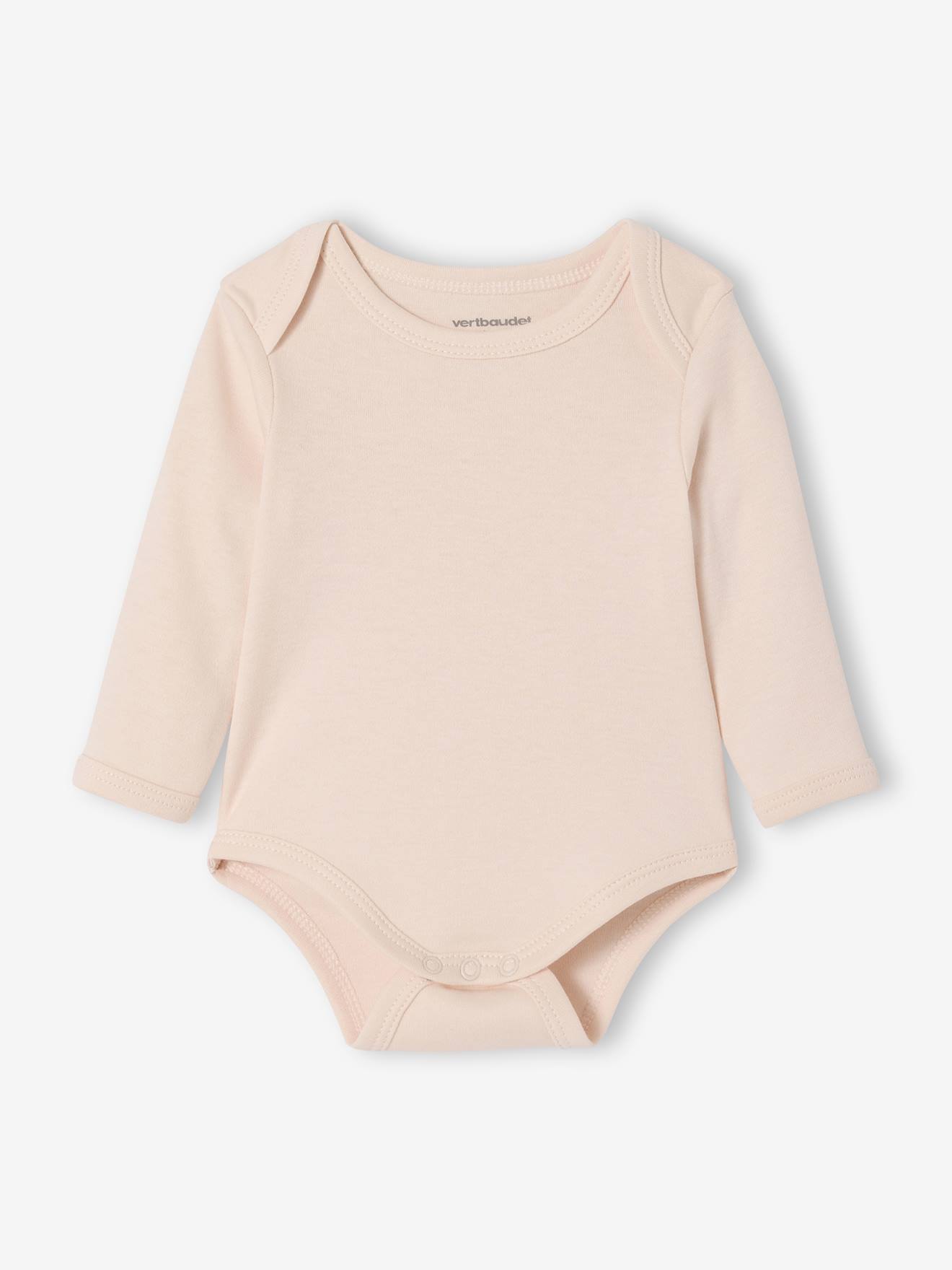 Thumbnail - Bio-Kollektion: 5er-Pack Baby Schlupfbodys mit Frucht-Motiven hell