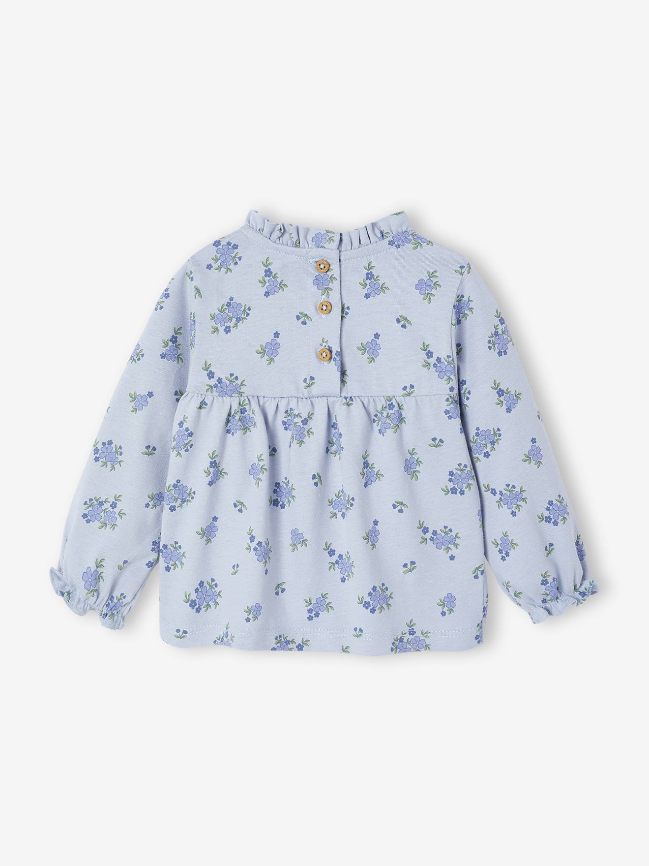 Thumbnail - Baby Blusenshirt mit Rüschenkragen