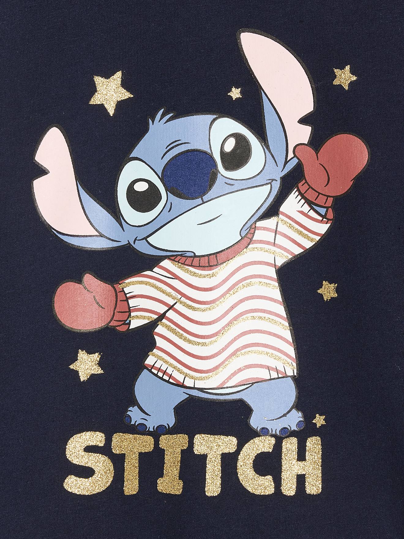 Thumbnail - Weihnachts-Sweatshirt Mädchen Disney LILO & STITCH