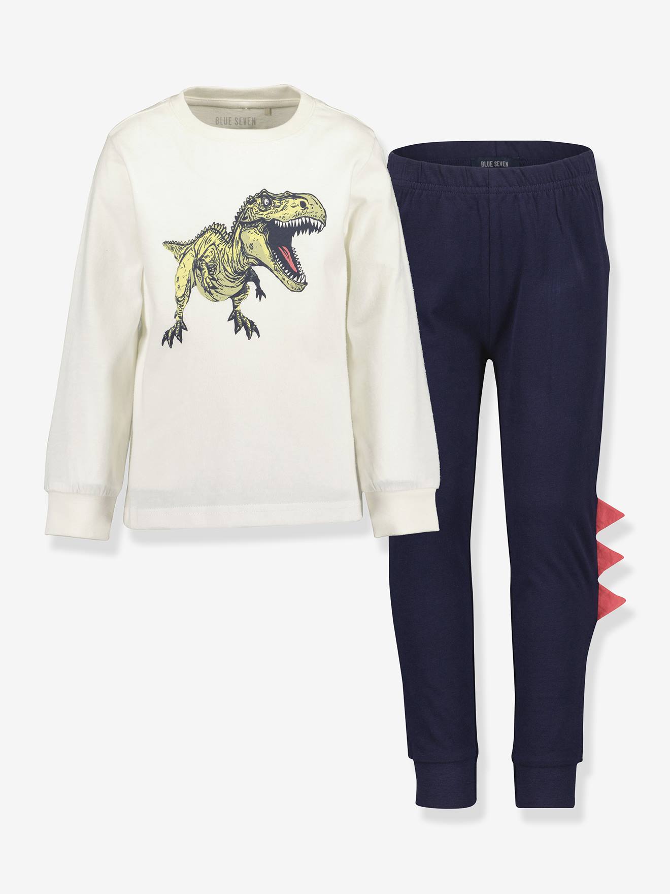 Jungen Dino-Schlafanzug mit Zacken BLUE SEVEN