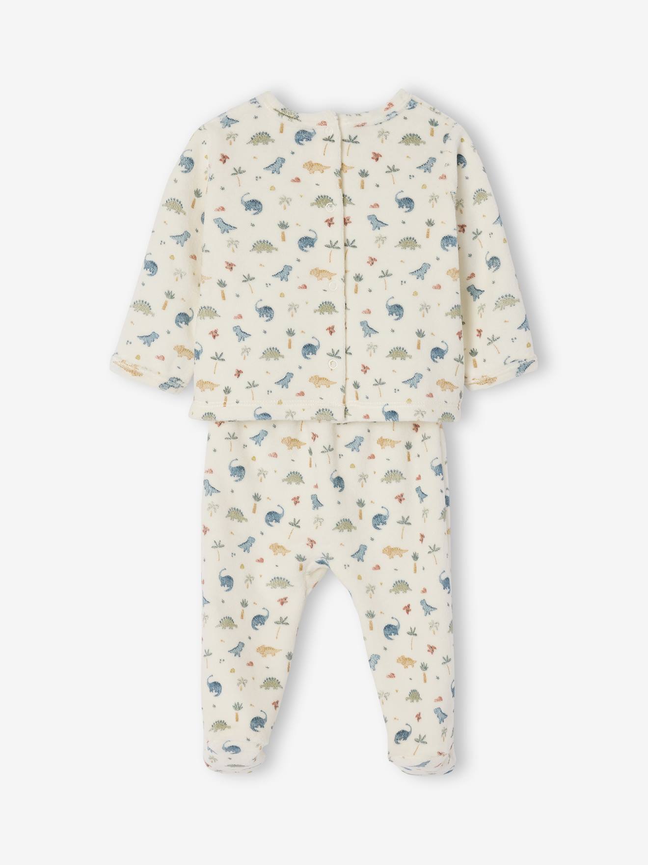 Thumbnail - Bio-Kollektion: 2er-Pack Baby Schlafanzüge aus Cord & Samt