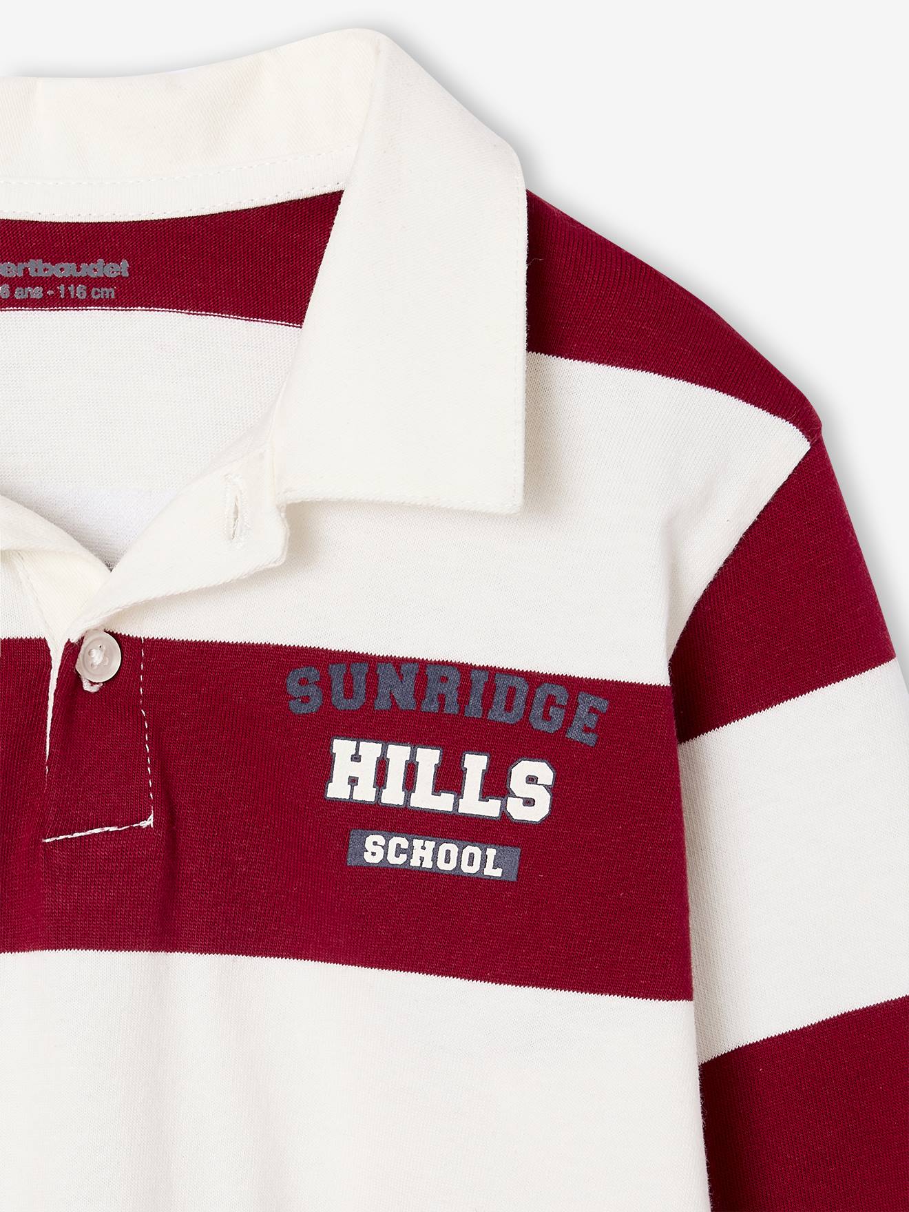 Thumbnail - Jungen Poloshirt mit Webstreifen